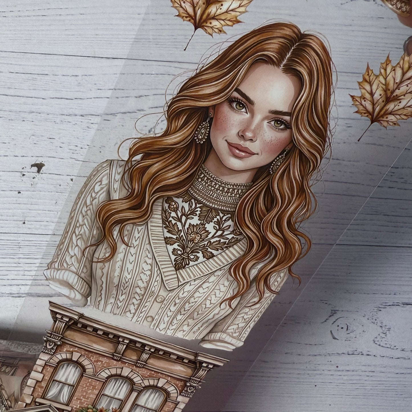 PET 3D raised Russet veil and Harvest moon tape,one roll fashion, junk journal, scrapbooking,bullet journal, card making.