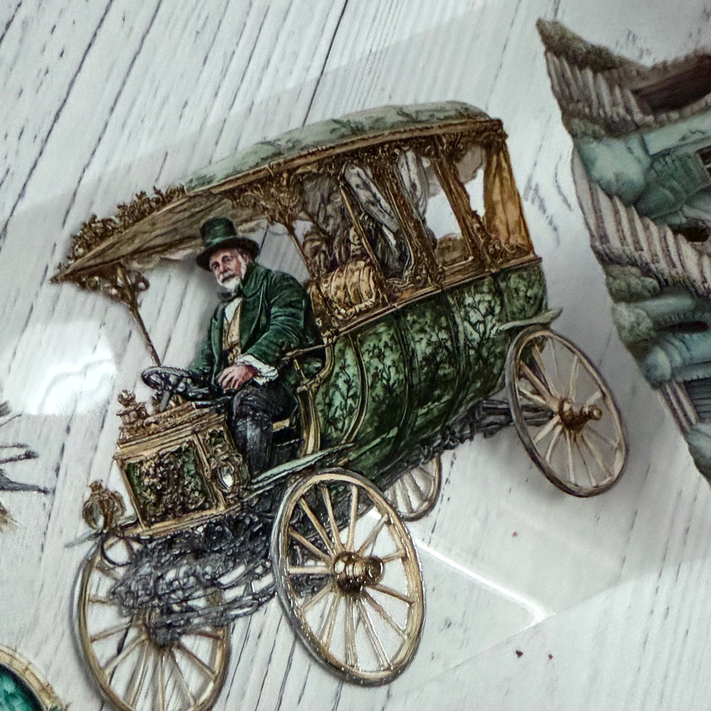 PET 3D raised Emerald city and Rapunzel tape,one roll fashion, junk journal, scrapbooking,bullet journal, card making.