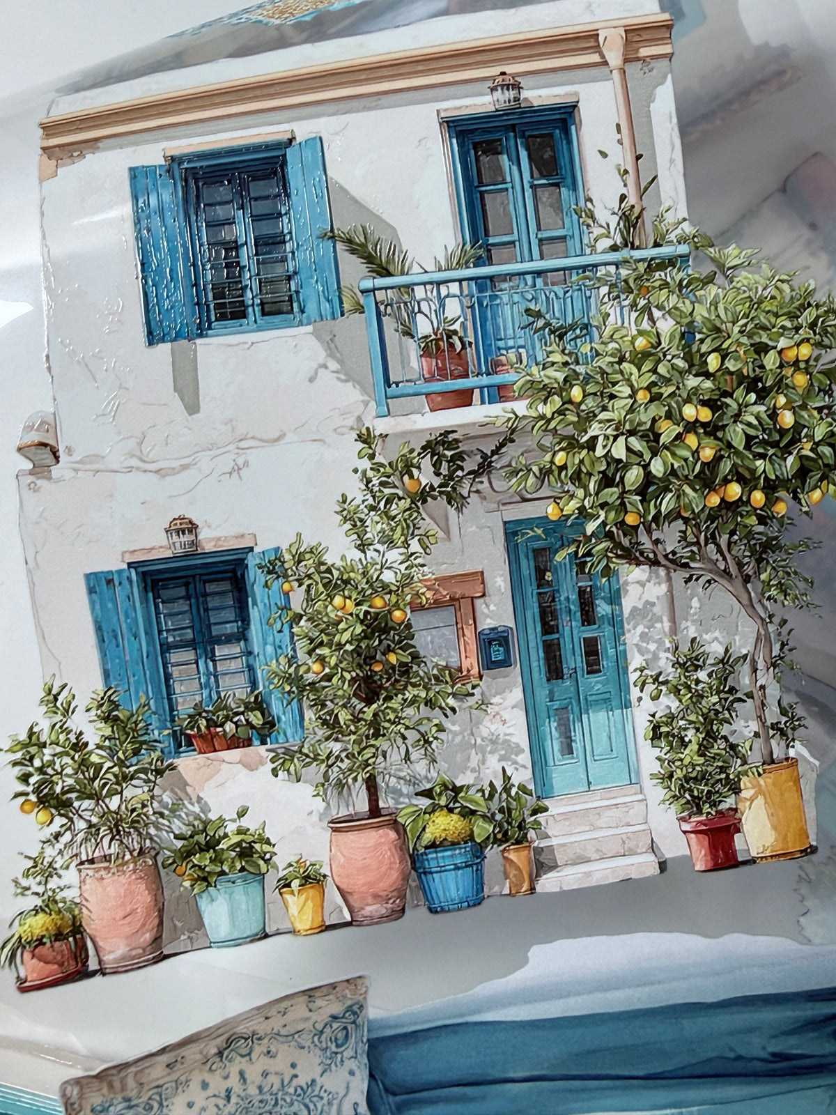 PET 3D raised Greece Landscape tape