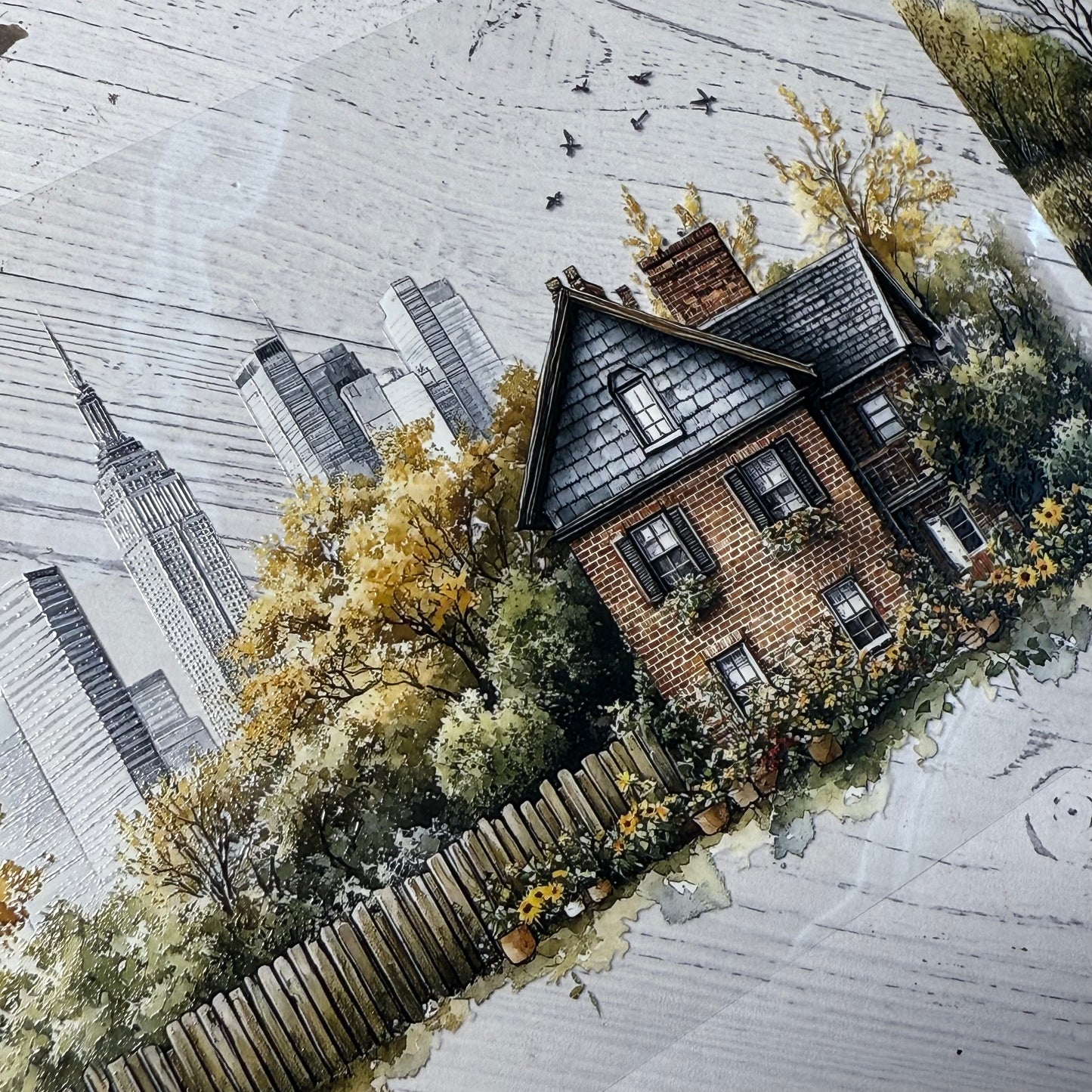 PET 3D raised Landscape3 tape,one roll fashion, junk journal, scrapbooking,bullet journal, card making.