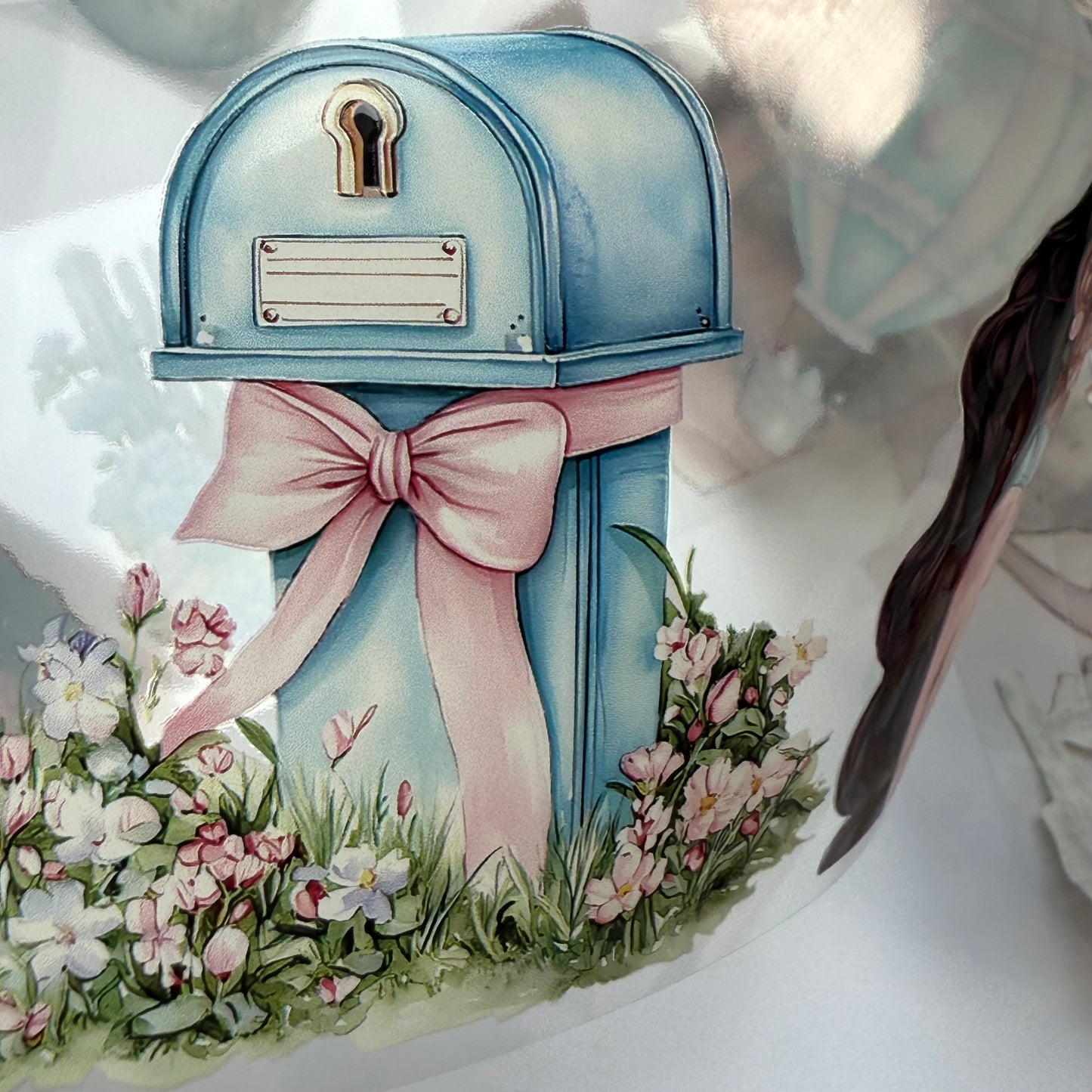 PET 3D raised Happy easter and toil de fleur tape,one roll fashion, junk journal, scrapbooking,bullet journal, card making.