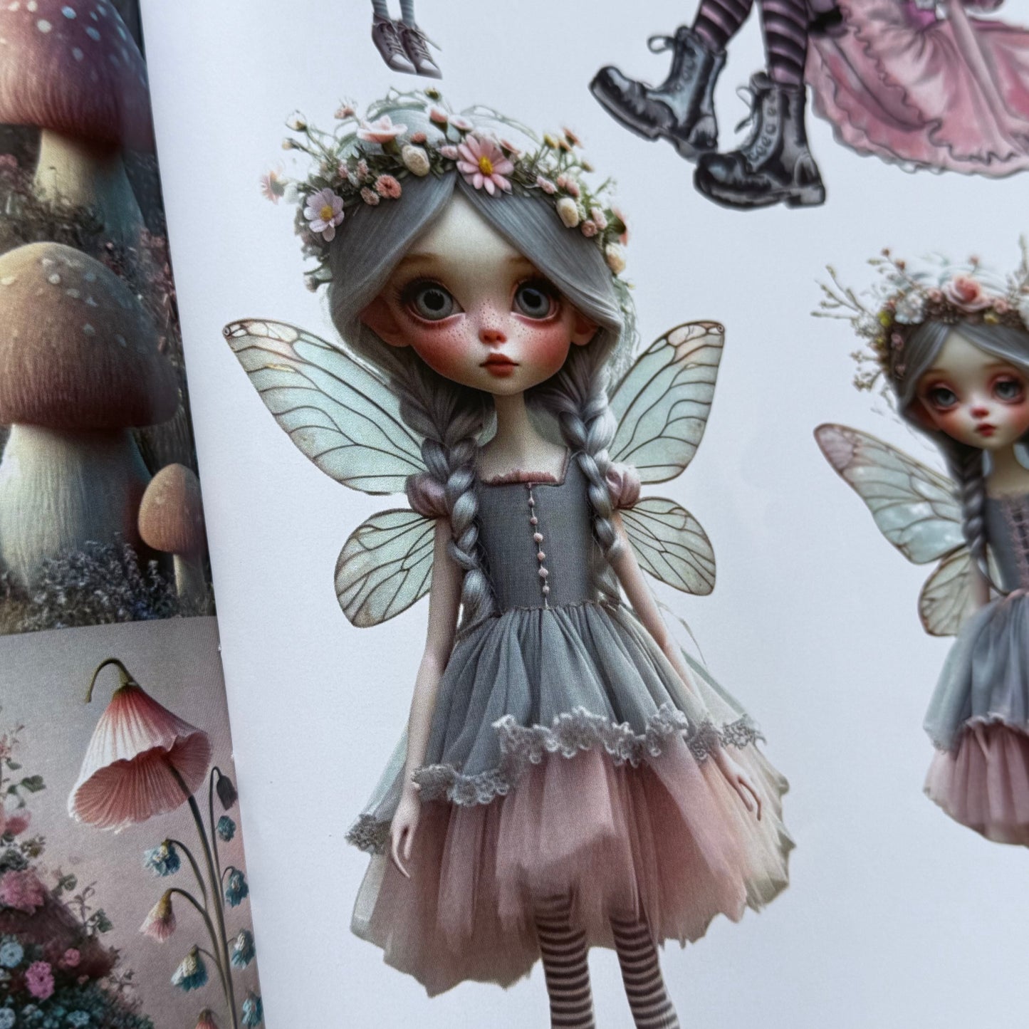 Journal fo scrapook, Fairyland , paper magazin, junk journal, scrapbooking,bullet journal, card making.