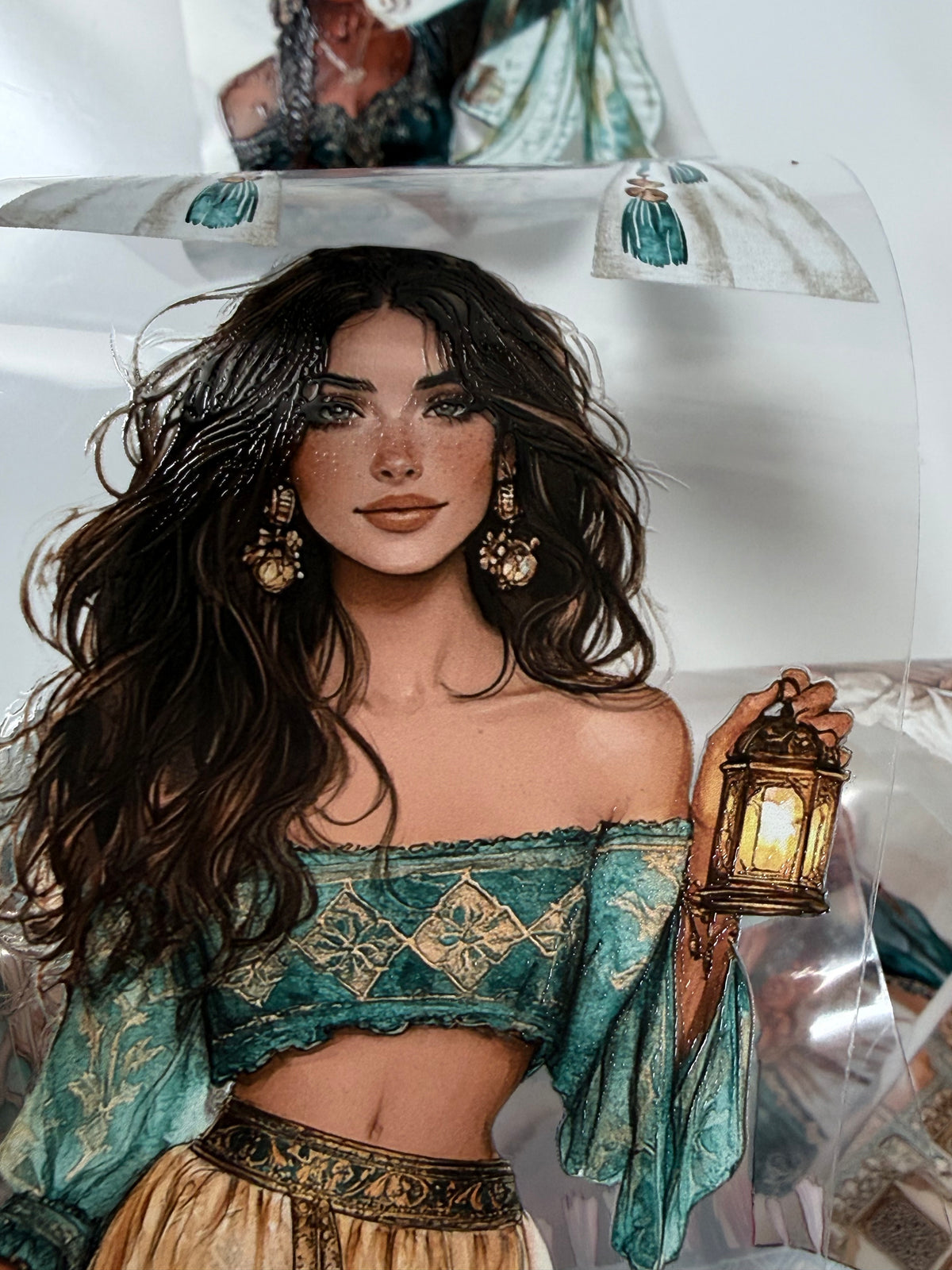 Moorish Alhambra Whispers and Rusted Plow and Wild Grains PET 3D raised tape