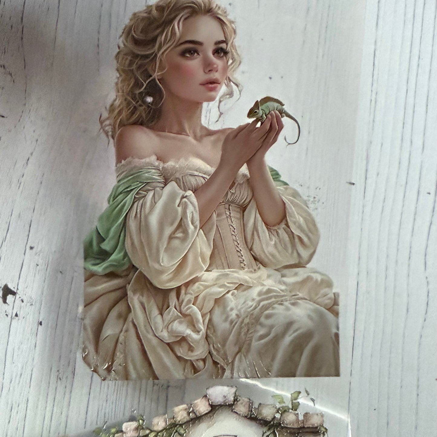 PET 3D raised Emerald city and Rapunzel tape,one roll fashion, junk journal, scrapbooking,bullet journal, card making.