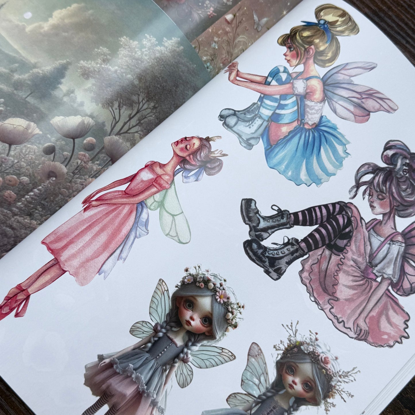 Journal fo scrapook, Fairyland , paper magazin, junk journal, scrapbooking,bullet journal, card making.