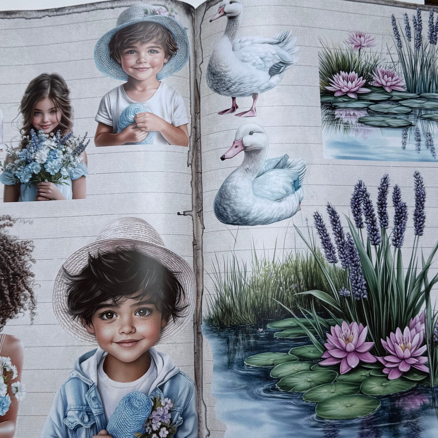 Journal fo scrapook, paper magazin, junk journal, scrapbooking,bullet journal, card making.