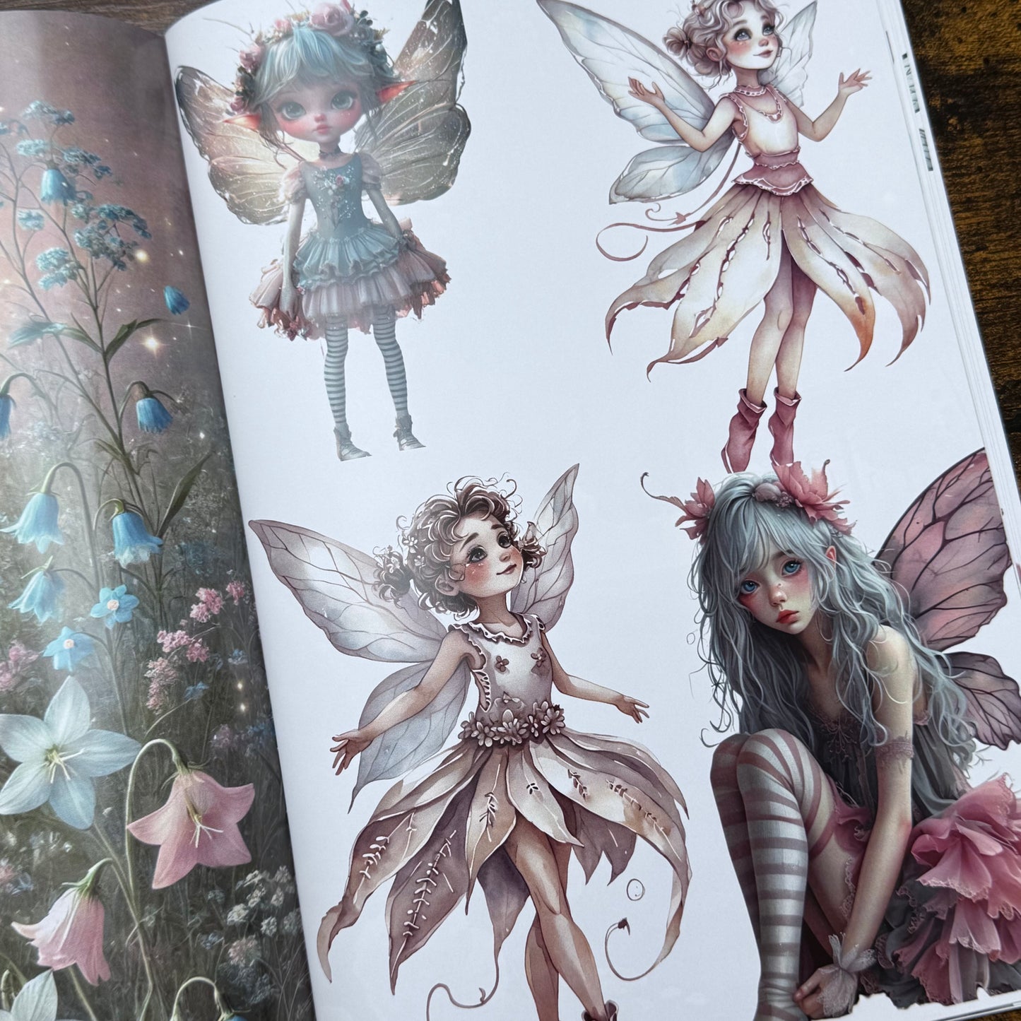 Journal fo scrapook, Fairyland , paper magazin, junk journal, scrapbooking,bullet journal, card making.