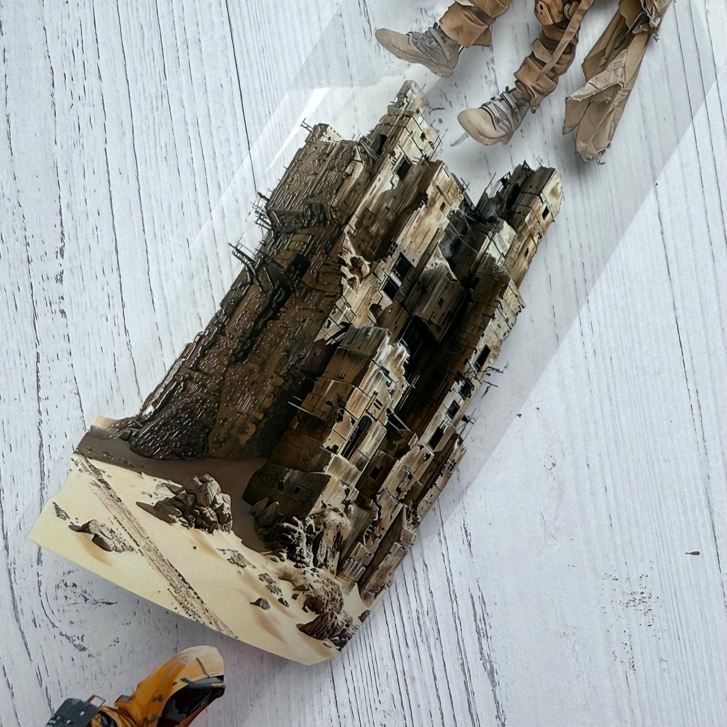 PET 3D raised Post Apocalyptic and Tarzan tape,one roll fashion, junk journal, scrapbooking,bullet journal, card making.