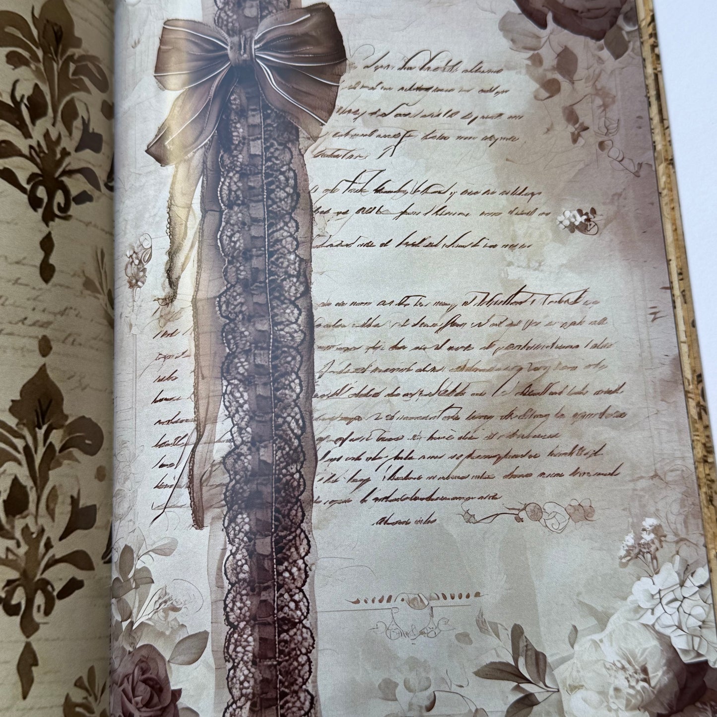 Vintage Lace, Journal fo background scrapbooking , paper magazin, junk journal, scrapbooking,bullet journal, card making.