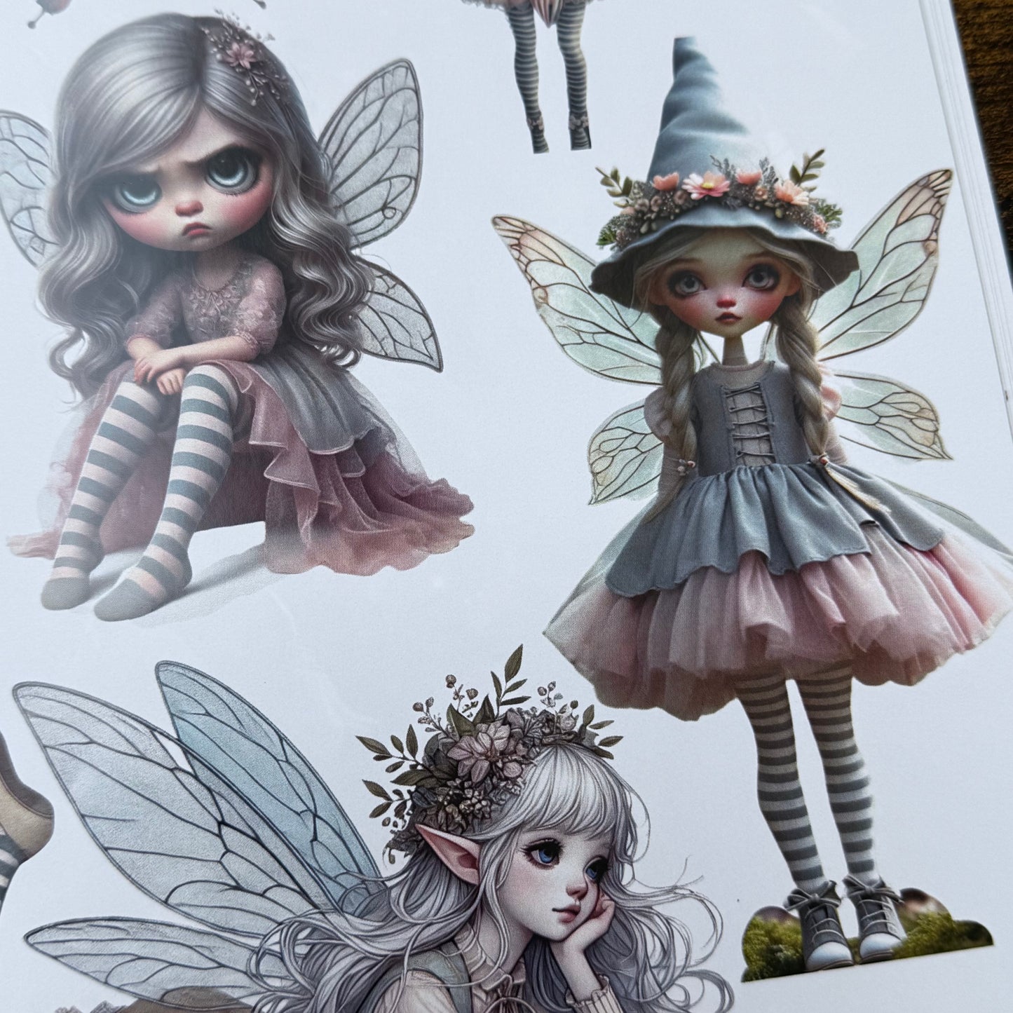 Journal fo scrapook, Fairyland , paper magazin, junk journal, scrapbooking,bullet journal, card making.