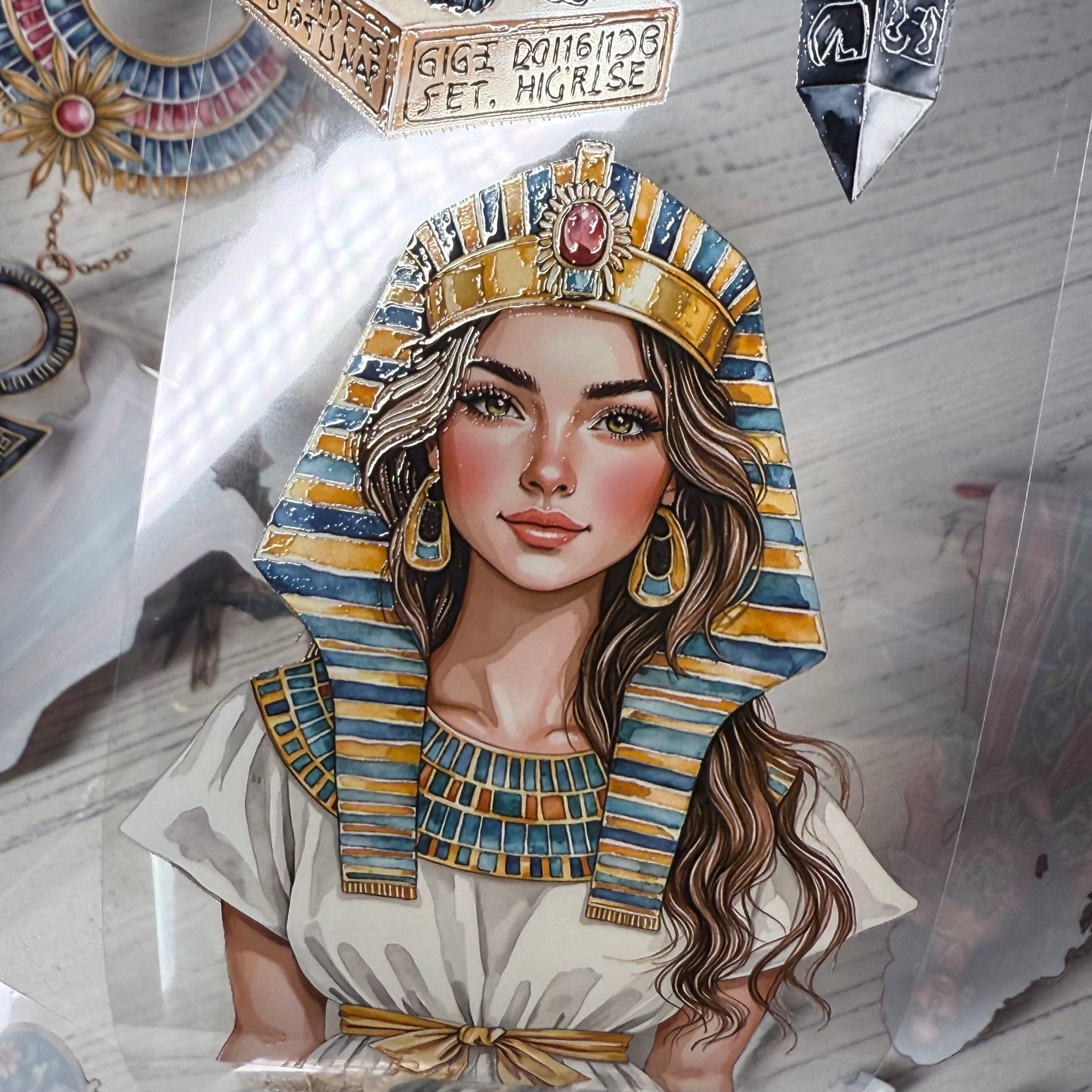 PET 3D raised Amentas whisper and Nasrid palace tape,one roll fashion, junk journal, scrapbooking,bullet journal, card making.