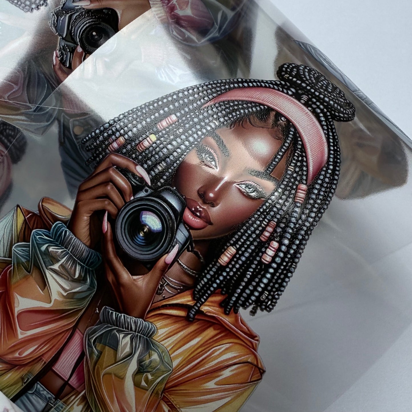 PET 3D raised Photogtapher and Zodiak tape,one roll fashion, junk journal, scrapbooking,bullet journal, card making.