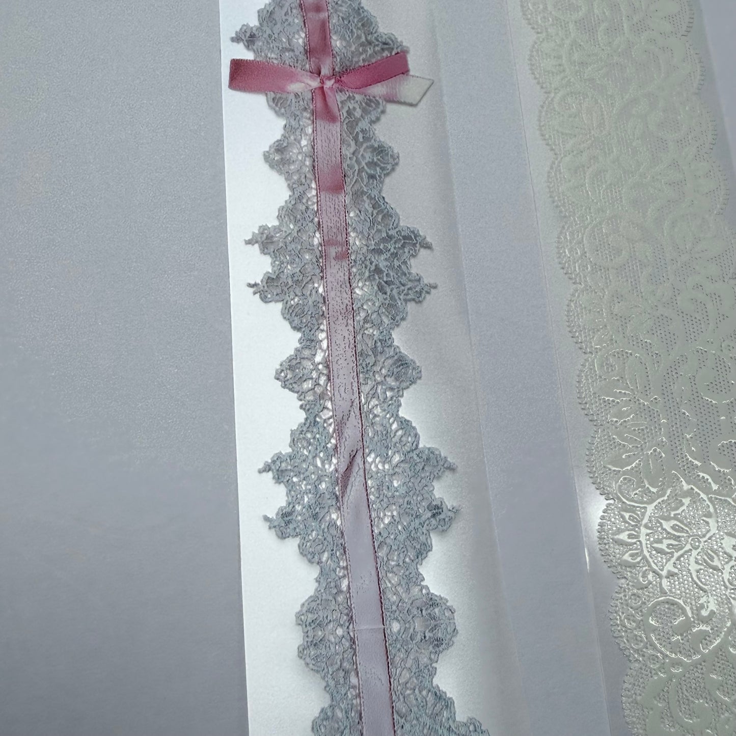 PET 3D raised lace set of 4 rolls tape,one roll fashion, junk journal, scrapbooking,bullet journal, card making.