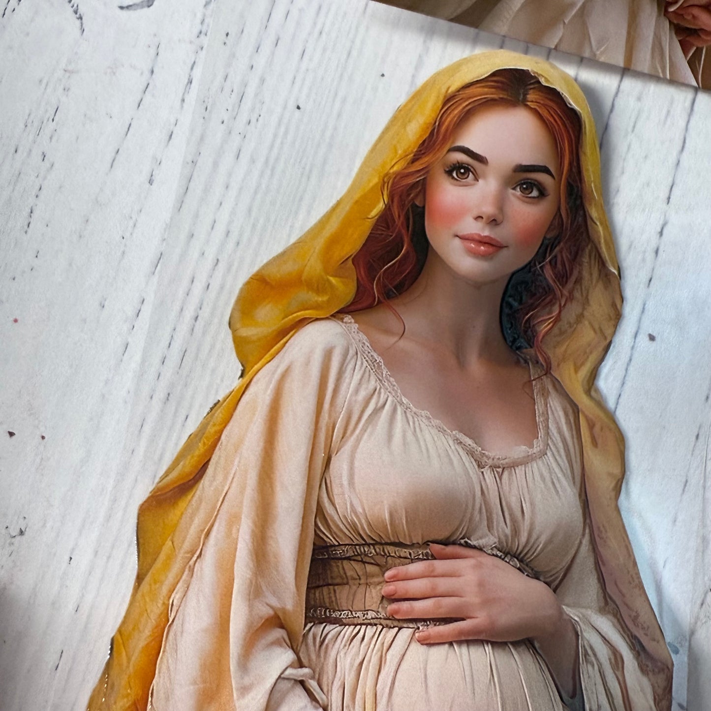 PET 3D raised Medieval pregnancy and Travel tape,one roll fashion, junk journal, scrapbooking,bullet journal, card making.