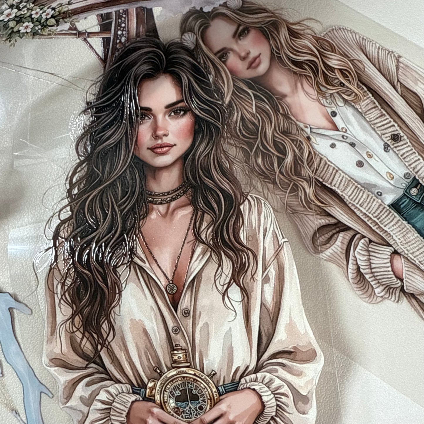 PET 3D raised Rome Rusty Fall and Weathered Beach tape,one roll fashion, junk journal, scrapbooking,bullet journal, card making.