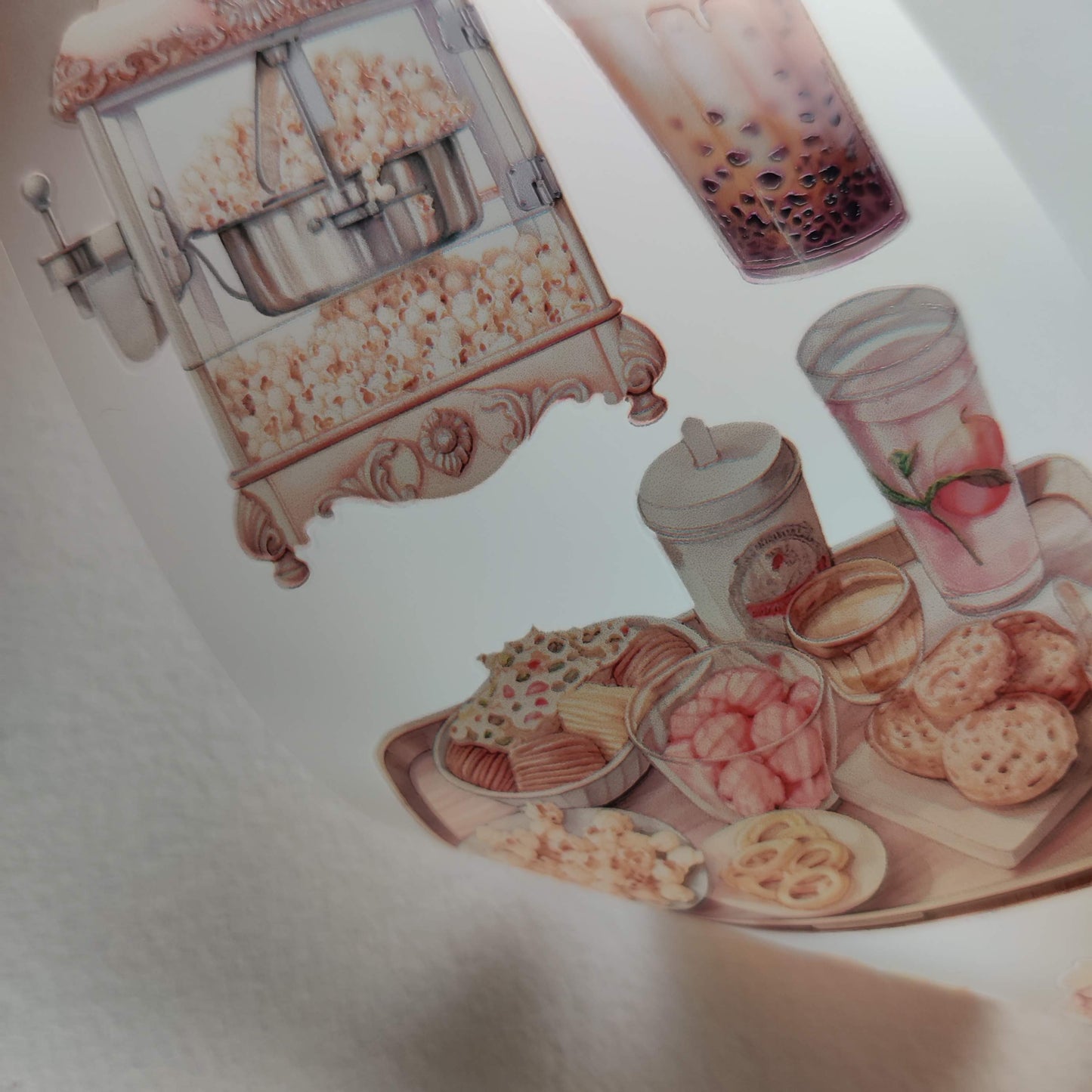 PET 3D raised tape polar night and cozy movie tape,one roll fashion, junk journal, scrapbooking,bullet journal, card making.