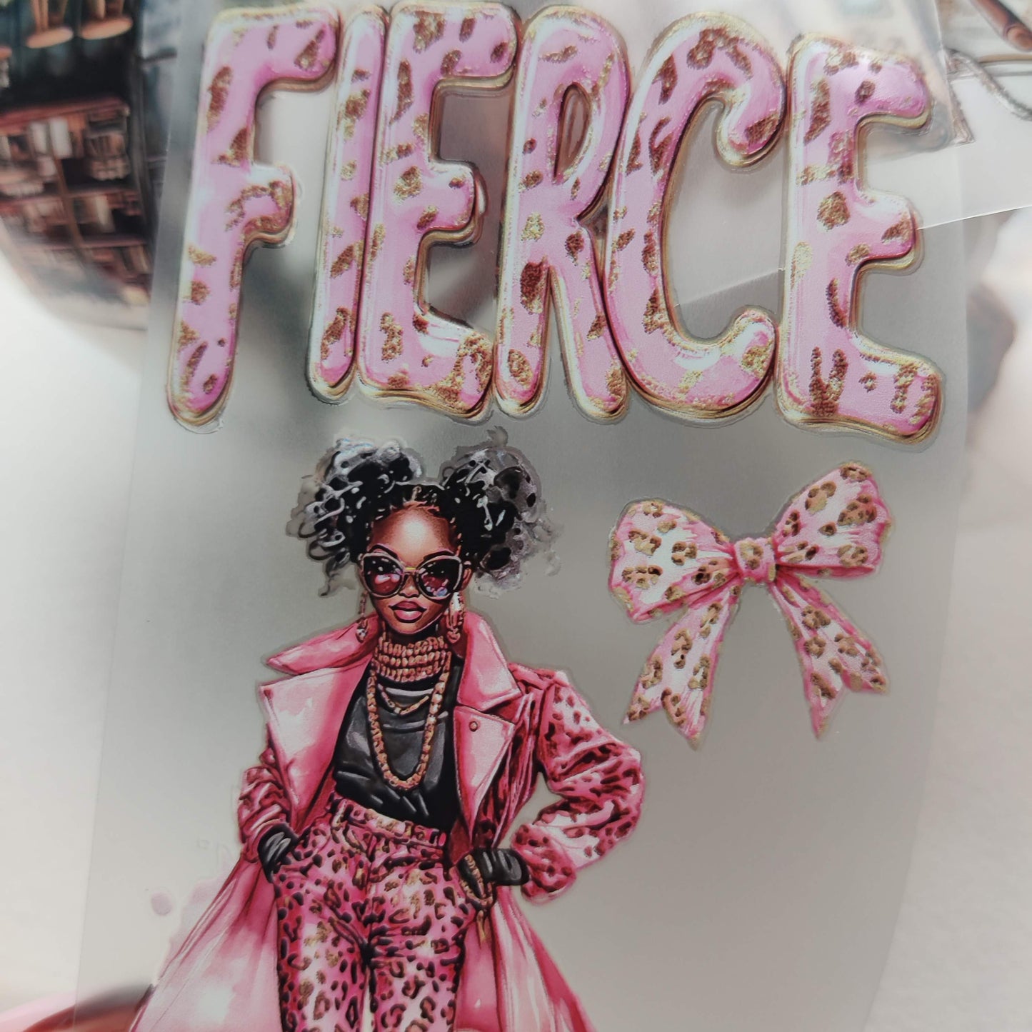 PET 3D raised tape coffe and fierce tape,one roll fashion, junk journal, scrapbooking,bullet journal, card making.