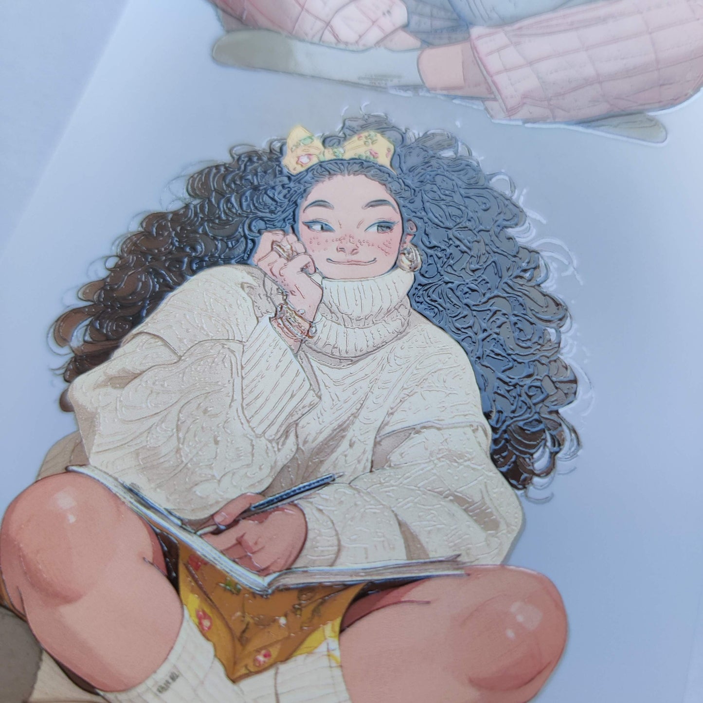 PET 3D raised tape cozy home day girls tape,one roll vintage fashion, junk journal, scrapbooking,bullet journal, card making.