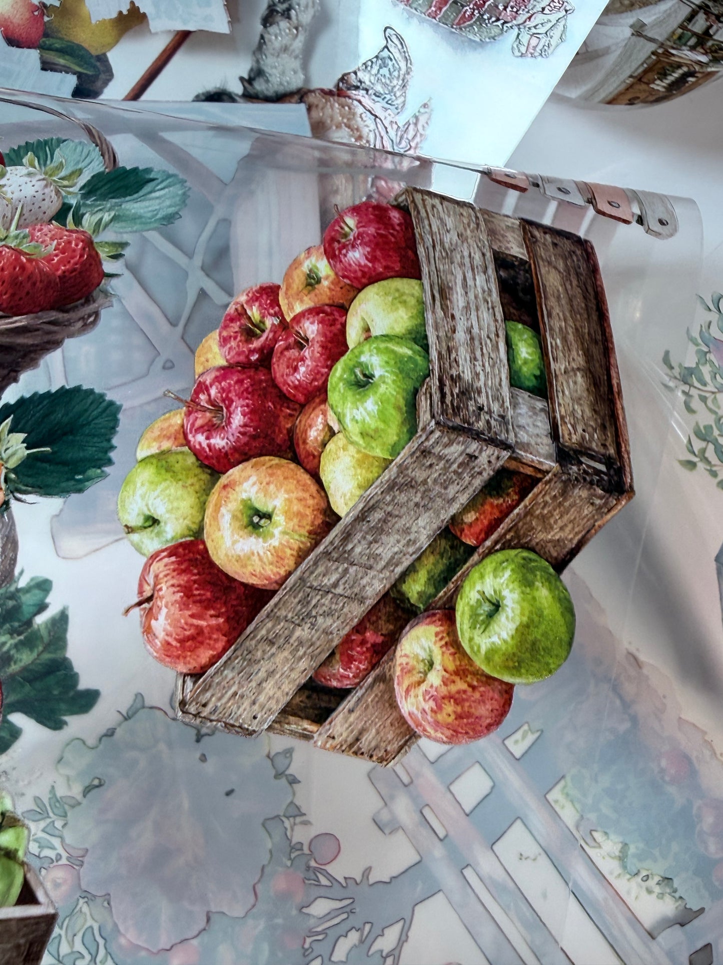 PET 3D raised Summer market Landscape tape