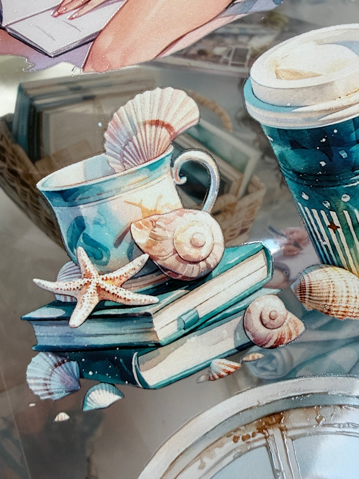 Miss Marine and Blue Amalfi Planner PET 3D raised tape