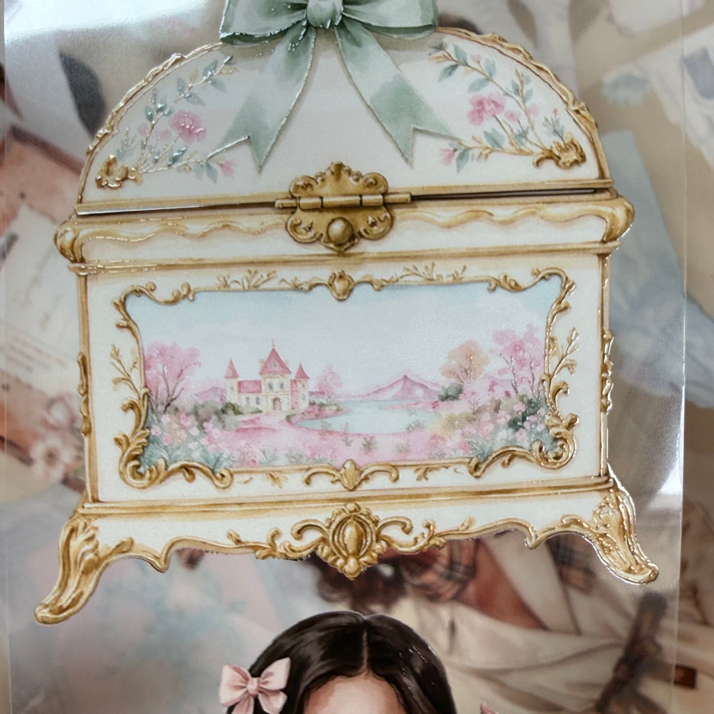 Spring Journey and Pastel Chateau Dreams PET 3D raised tape