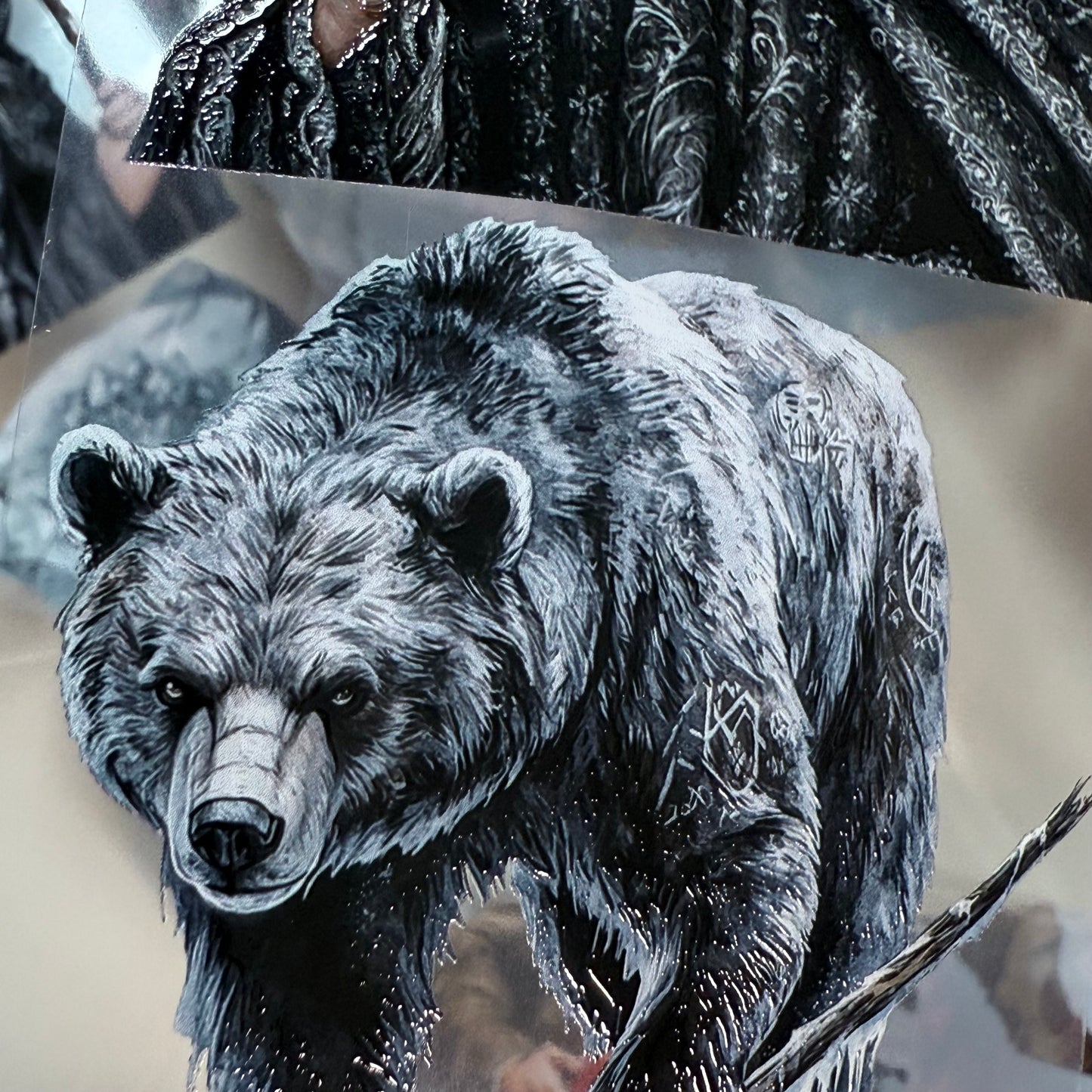 PET 3D raised Dark Academia Christmas and Winterwood Witch tape,one roll fashion, junk journal, scrapbooking,bullet journal, card making.