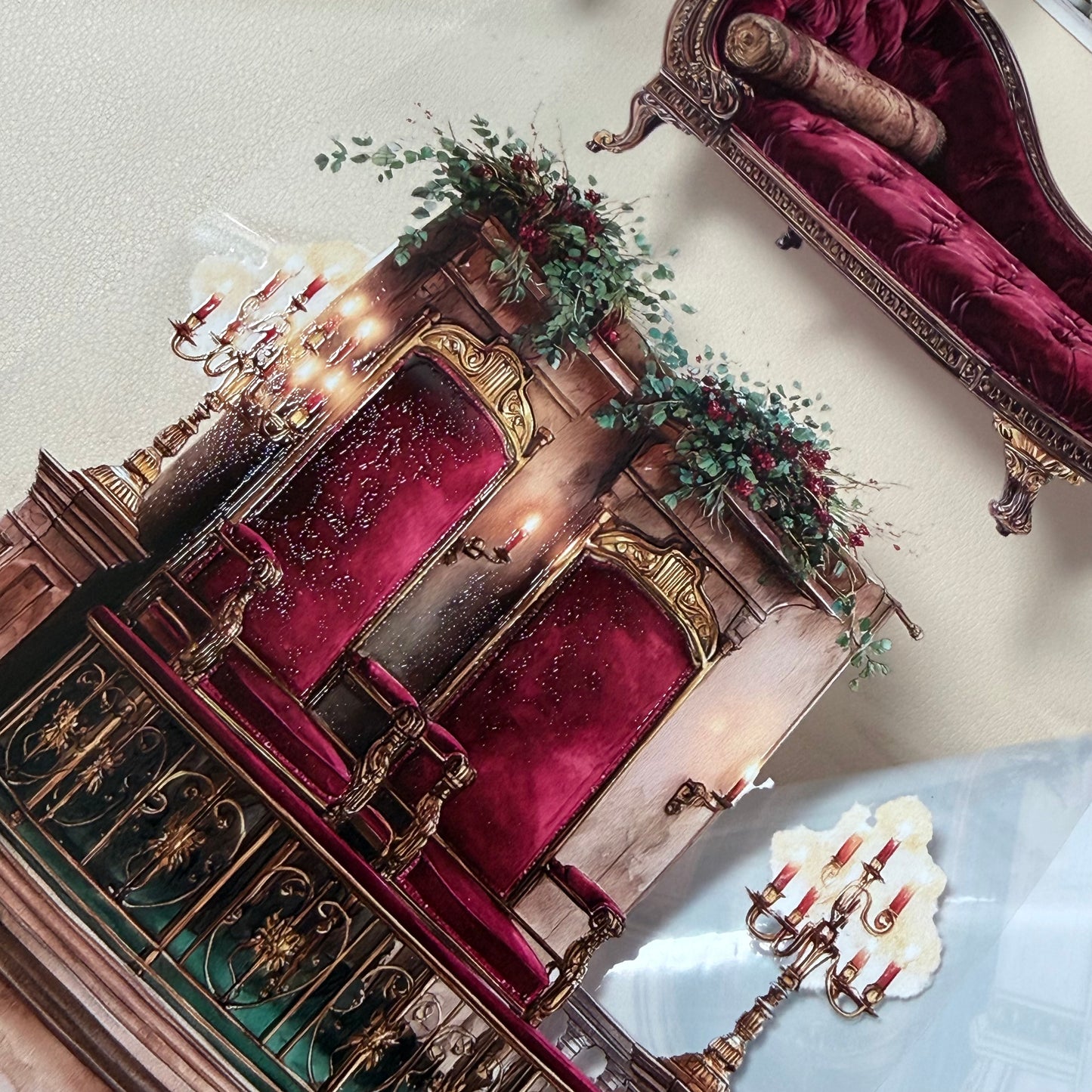 PET 3D raised Opera tape,one roll fashion, junk journal, scrapbooking,bullet journal, card making.