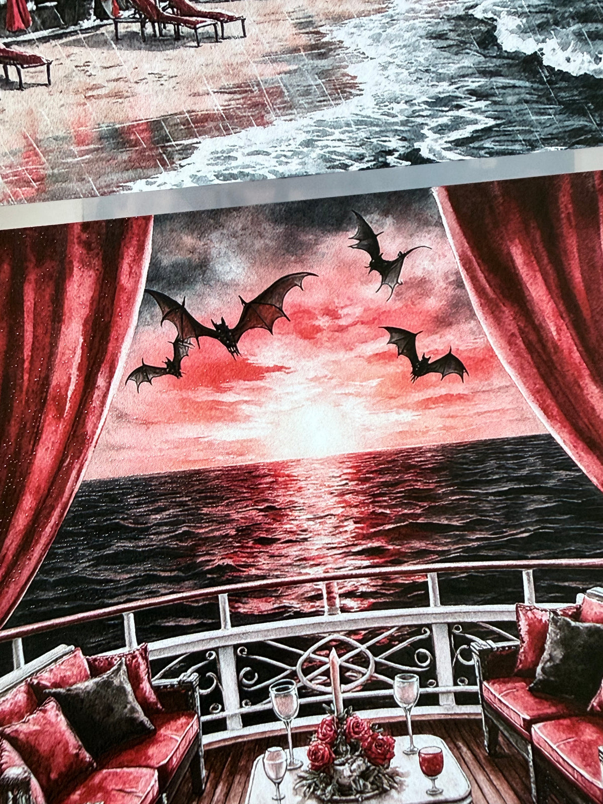 Halloween Landscape PET 3D raised tape.
