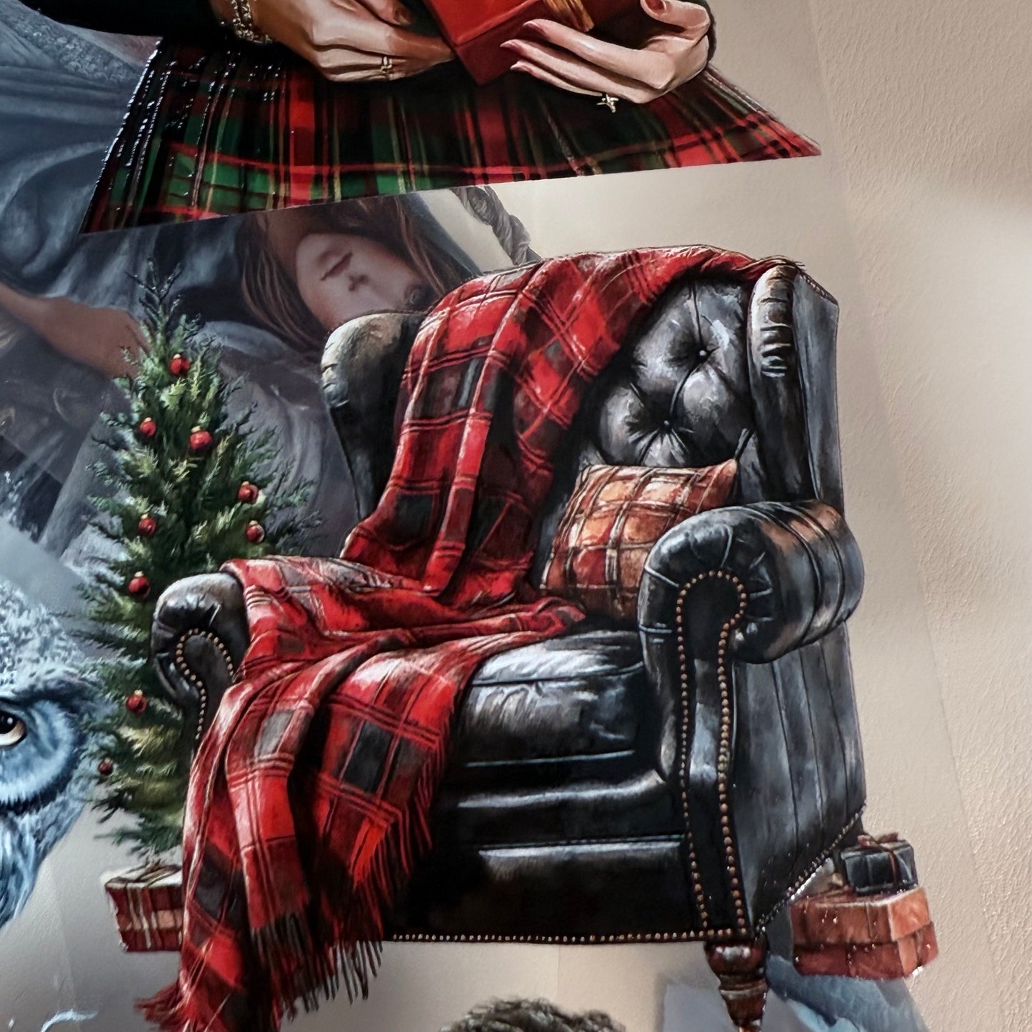 PET 3D raised Dark Academia Christmas and Winterwood Witch tape,one roll fashion, junk journal, scrapbooking,bullet journal, card making.