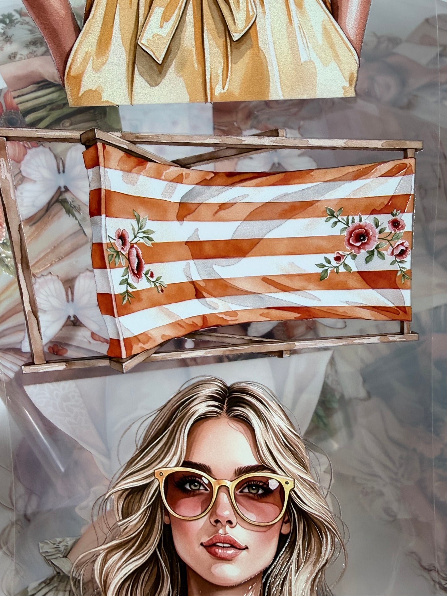 Bloemenzee Summer and Sunwashed Market PET 3D raised tape