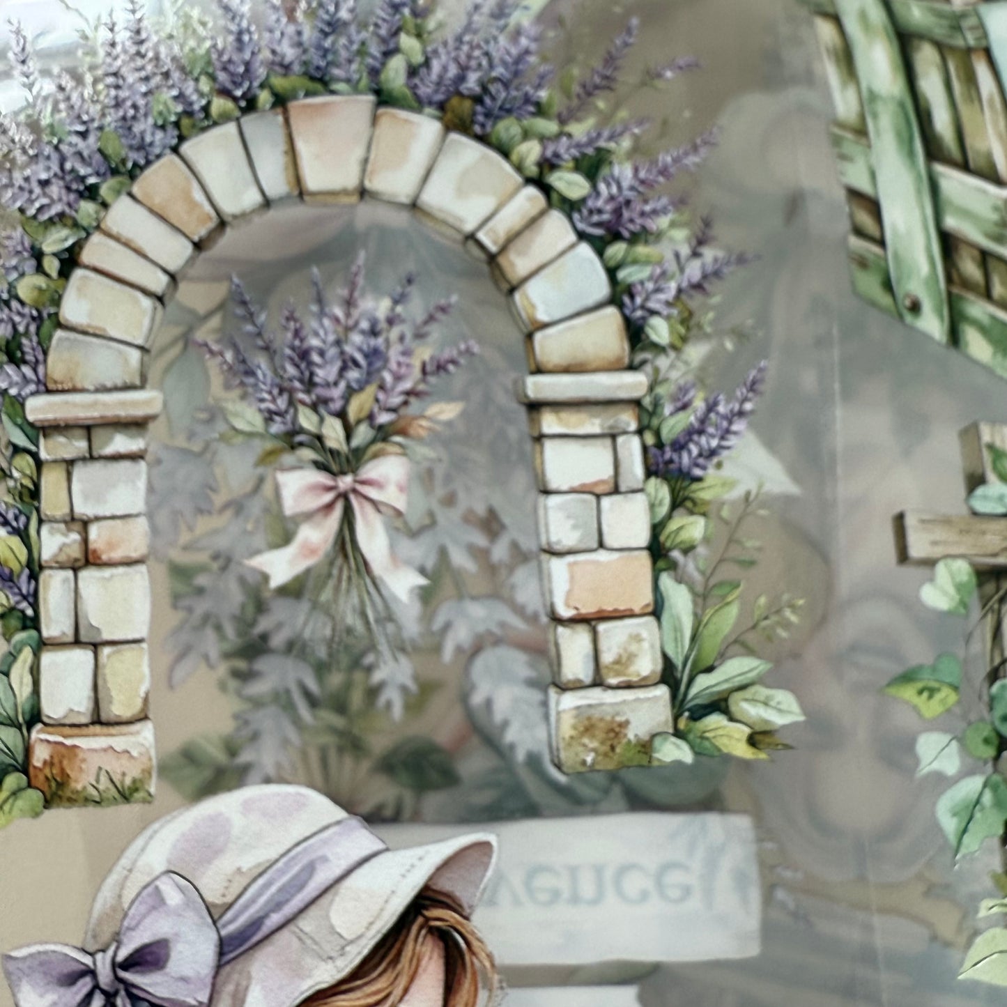 PET 3D raised Wild Lavender and I love plants tape,one roll fashion, junk journal, scrapbooking,bullet journal, card making.