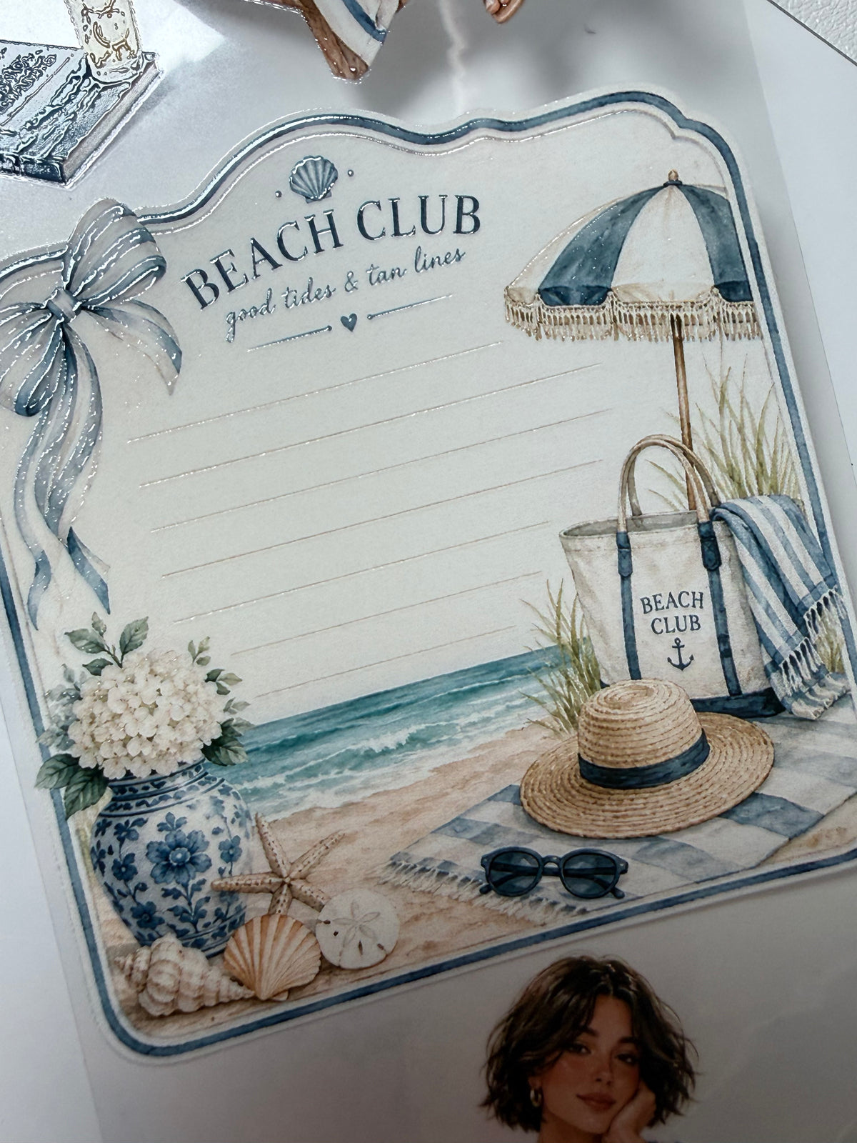 Riviera and Beach Club Reading PET 3D raised tape