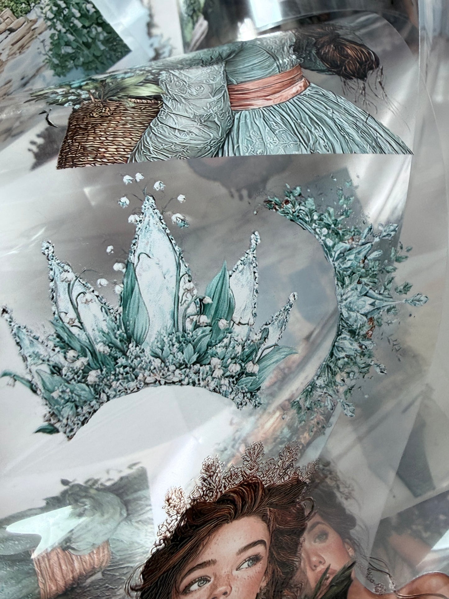 Princess of bells and Princess of abandoned lake PET 3D raised tape