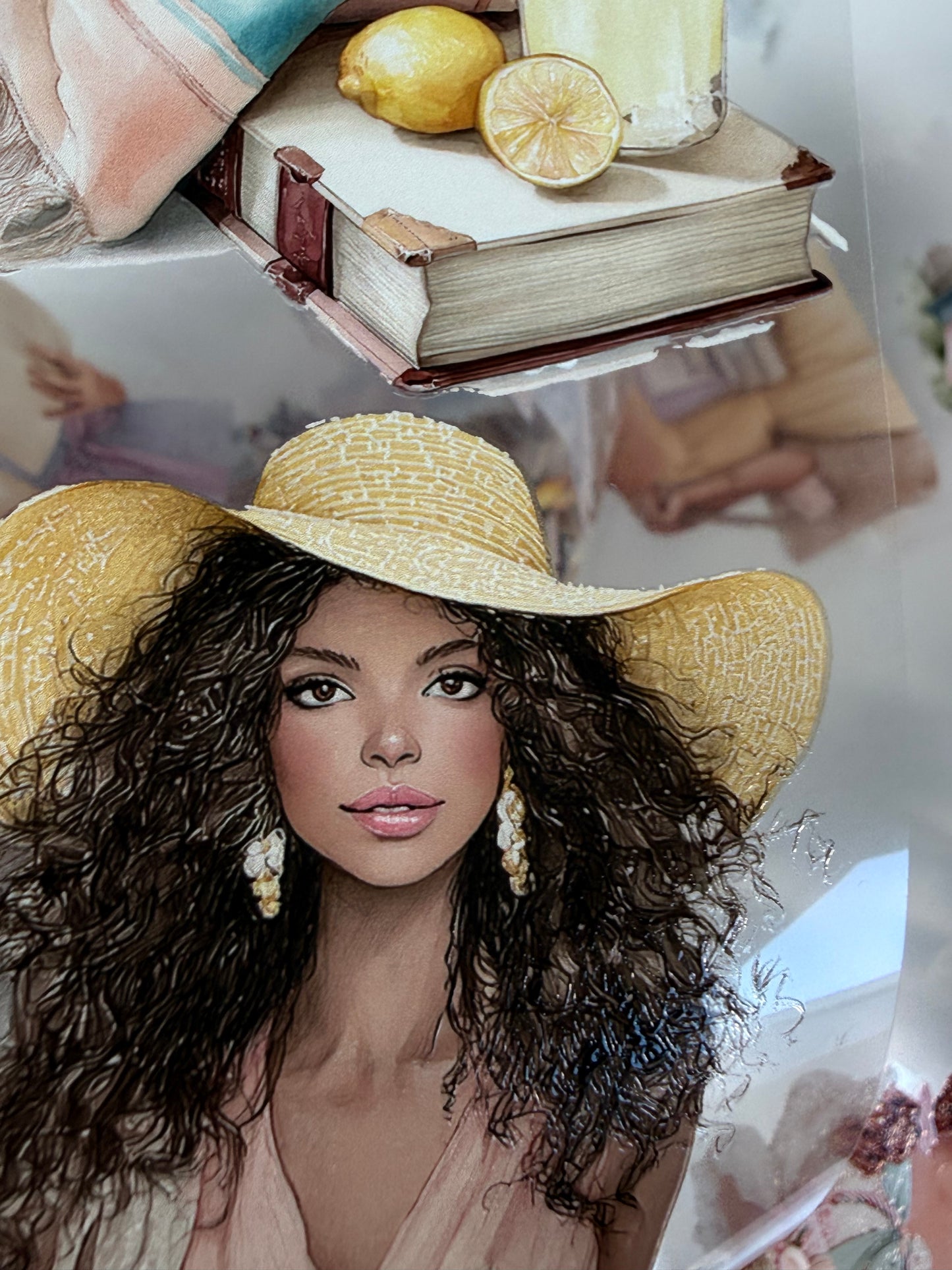 Summer Reading and Garden Tea Party PET 3D raised tape
