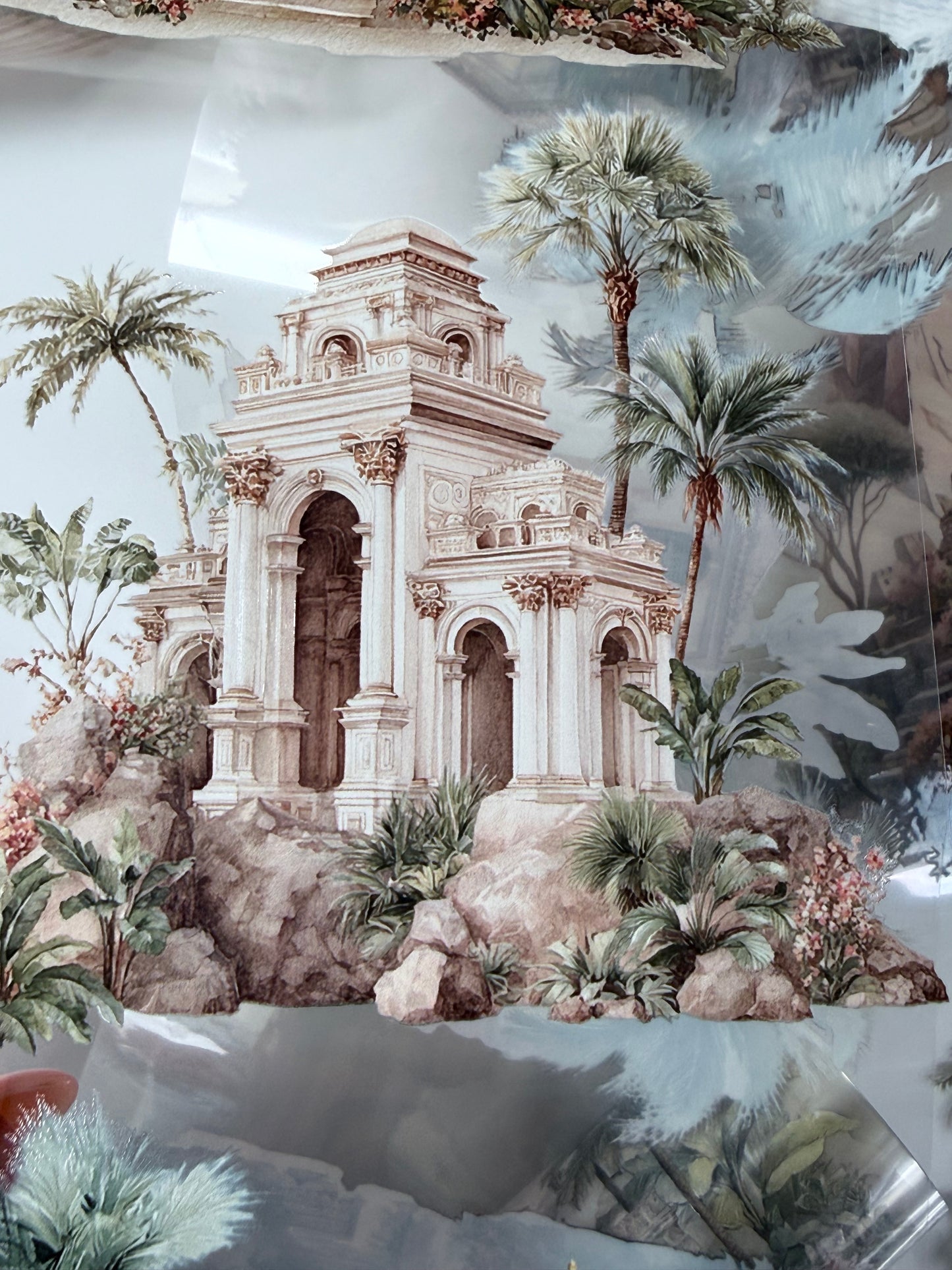 PET 3D raised Travelling Landscape tape