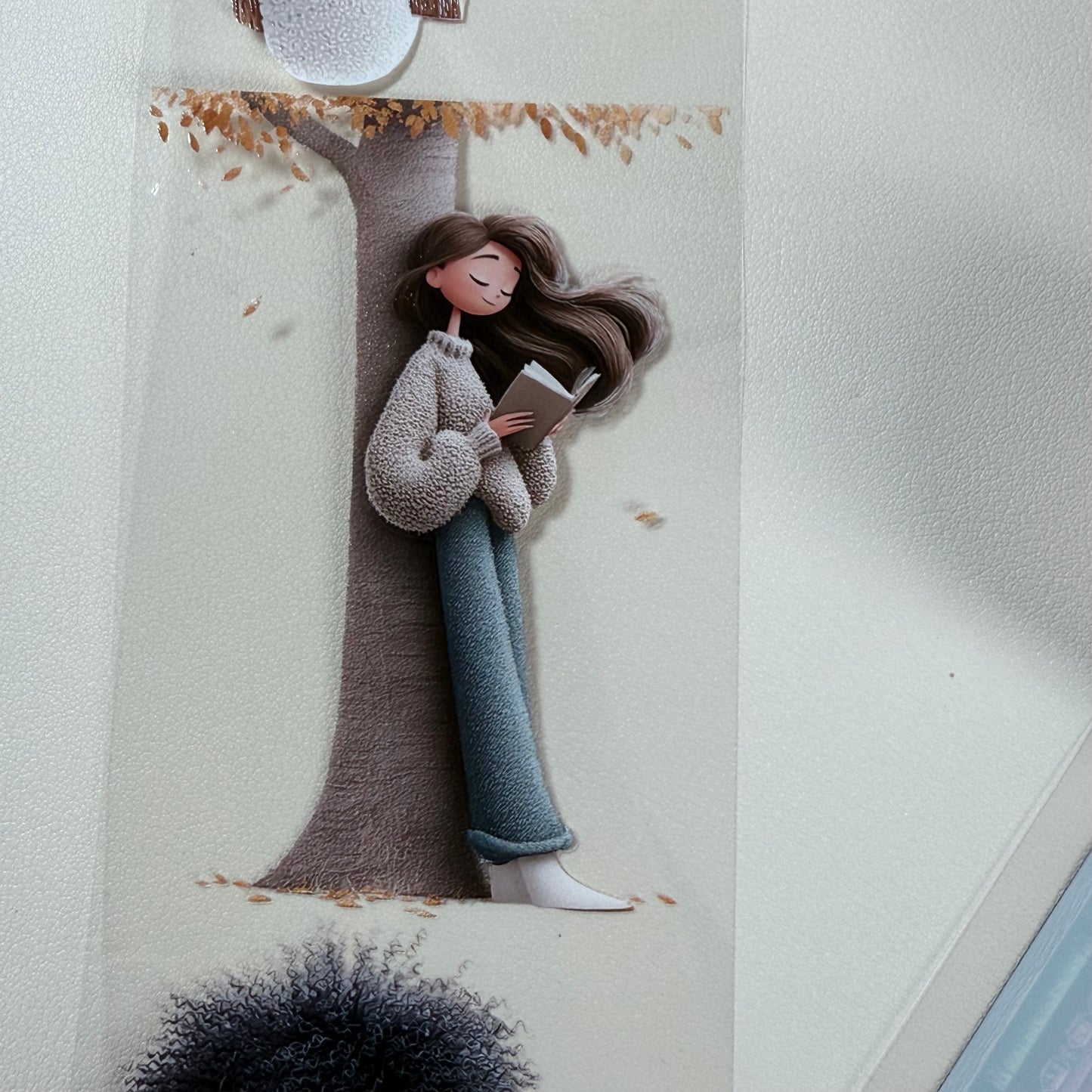 PET 3D raised Mulberry Academia and Whimsical Book Lover tape,one roll fashion, junk journal, scrapbooking,bullet journal, card making.