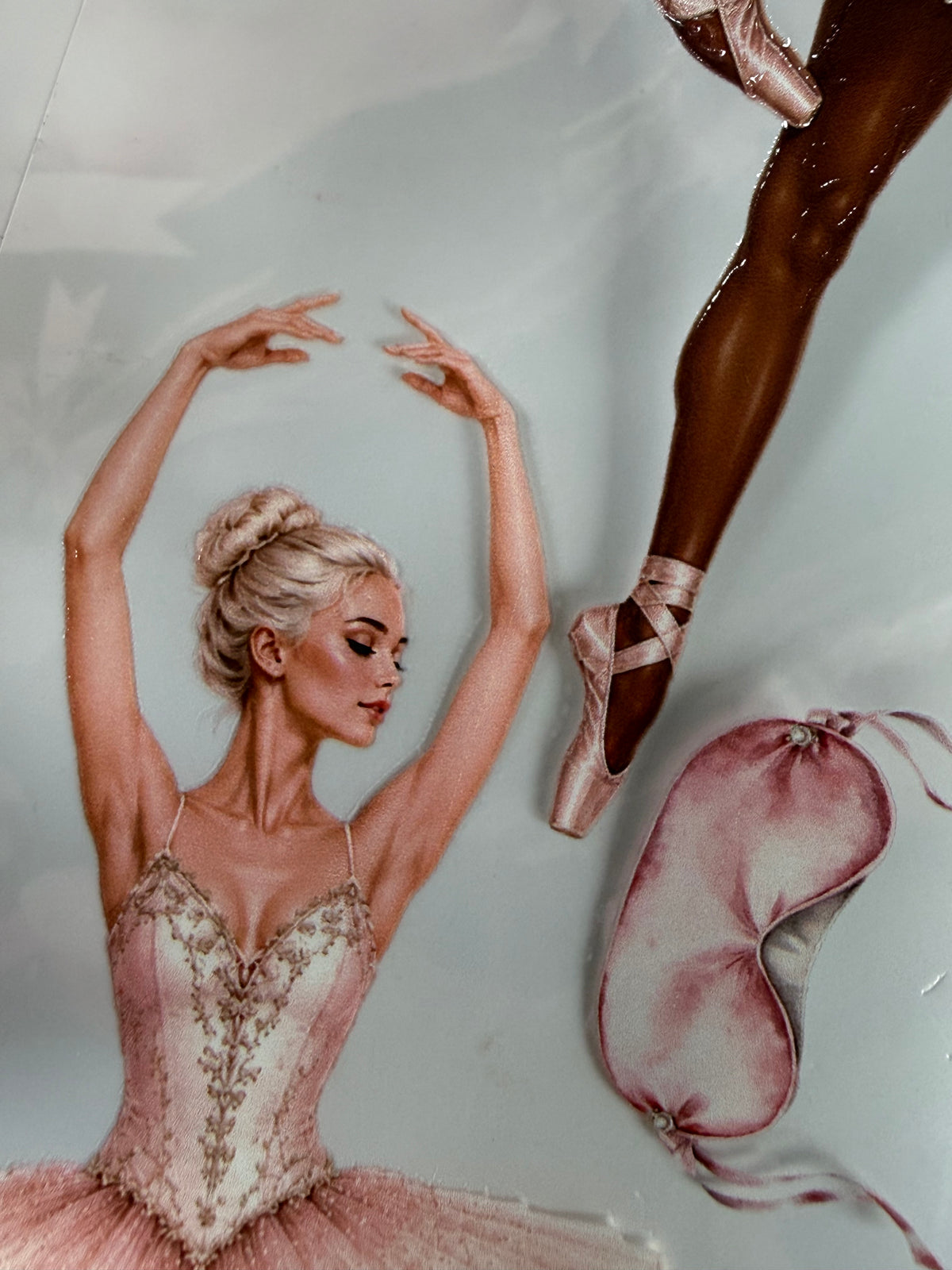 Amethyst Witch and Blush Ballerina PET 3D raised tape