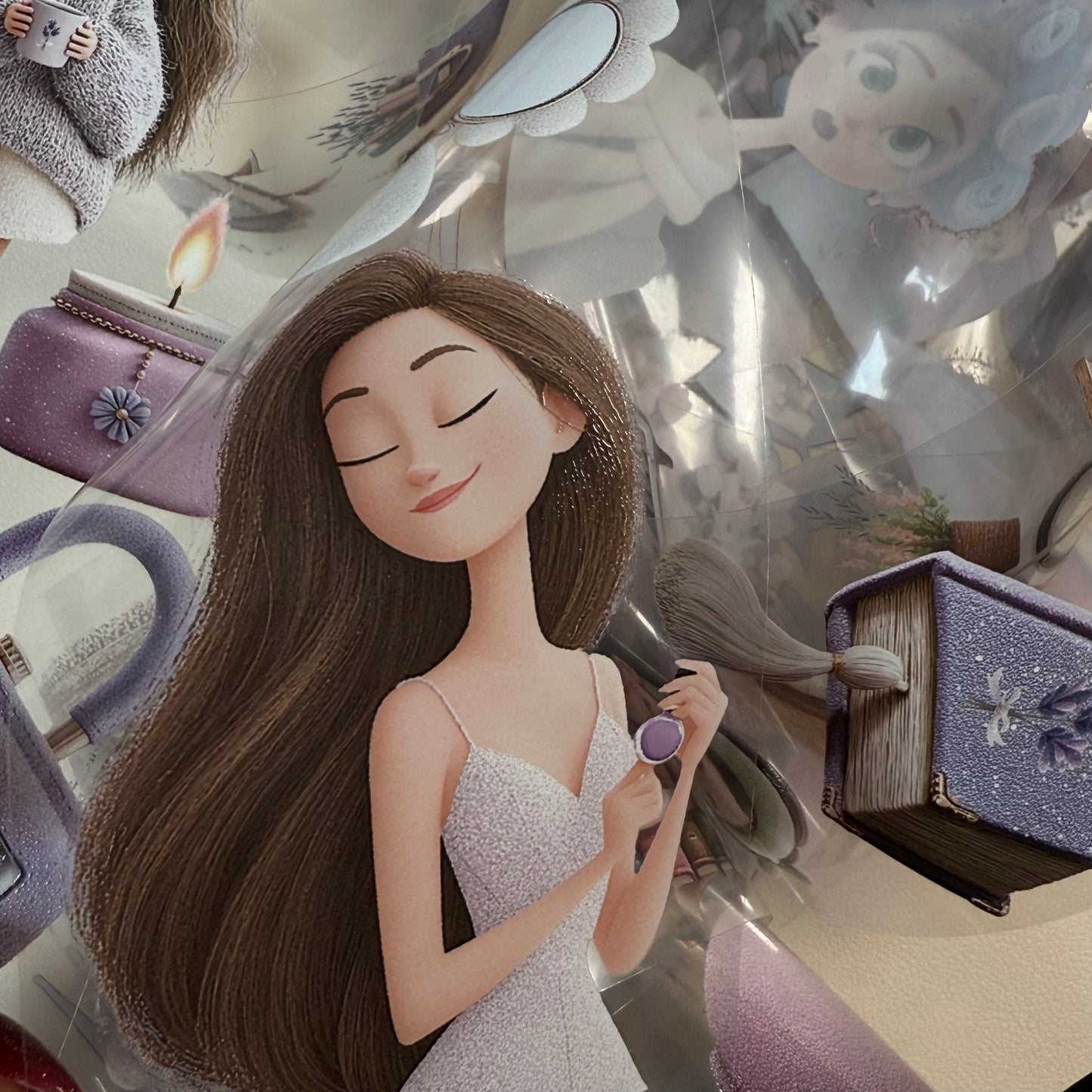 PET 3D raised Girls Planner and Whimsical Reading tape,one roll fashion, junk journal, scrapbooking,bullet journal, card making.