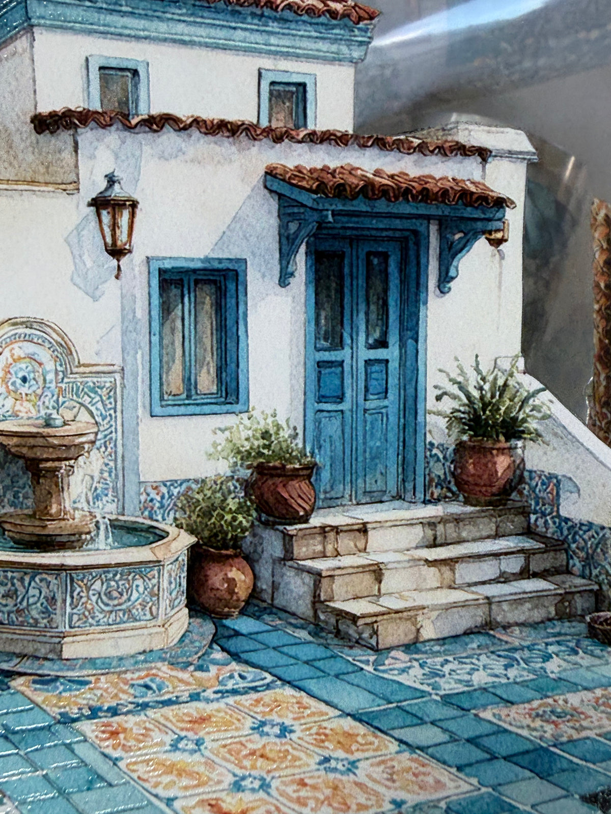 PET 3D raised Greece Landscape tape