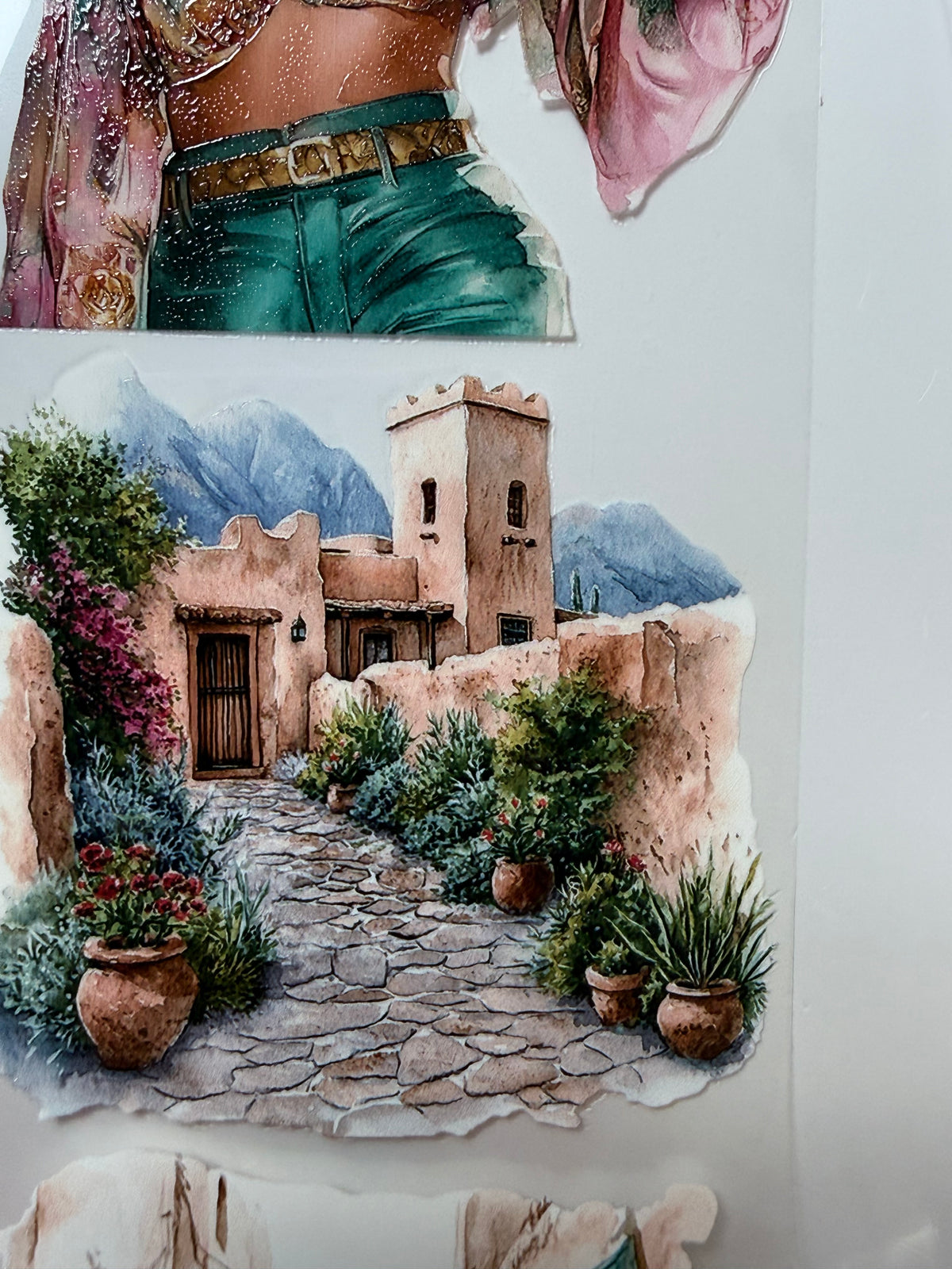 Moroccan Escape and Florentine Flourish PET 3D raised tape