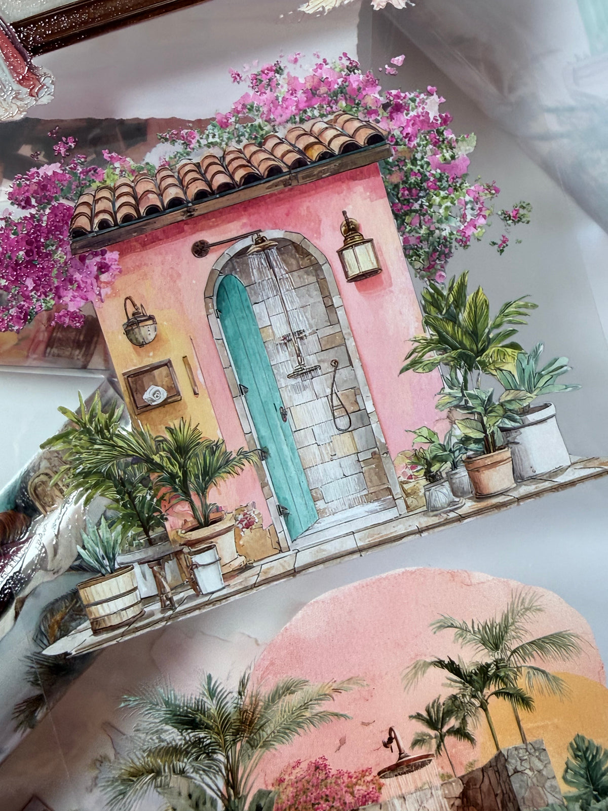BUNDLE Sunset Beach Club PET 3D raised tape