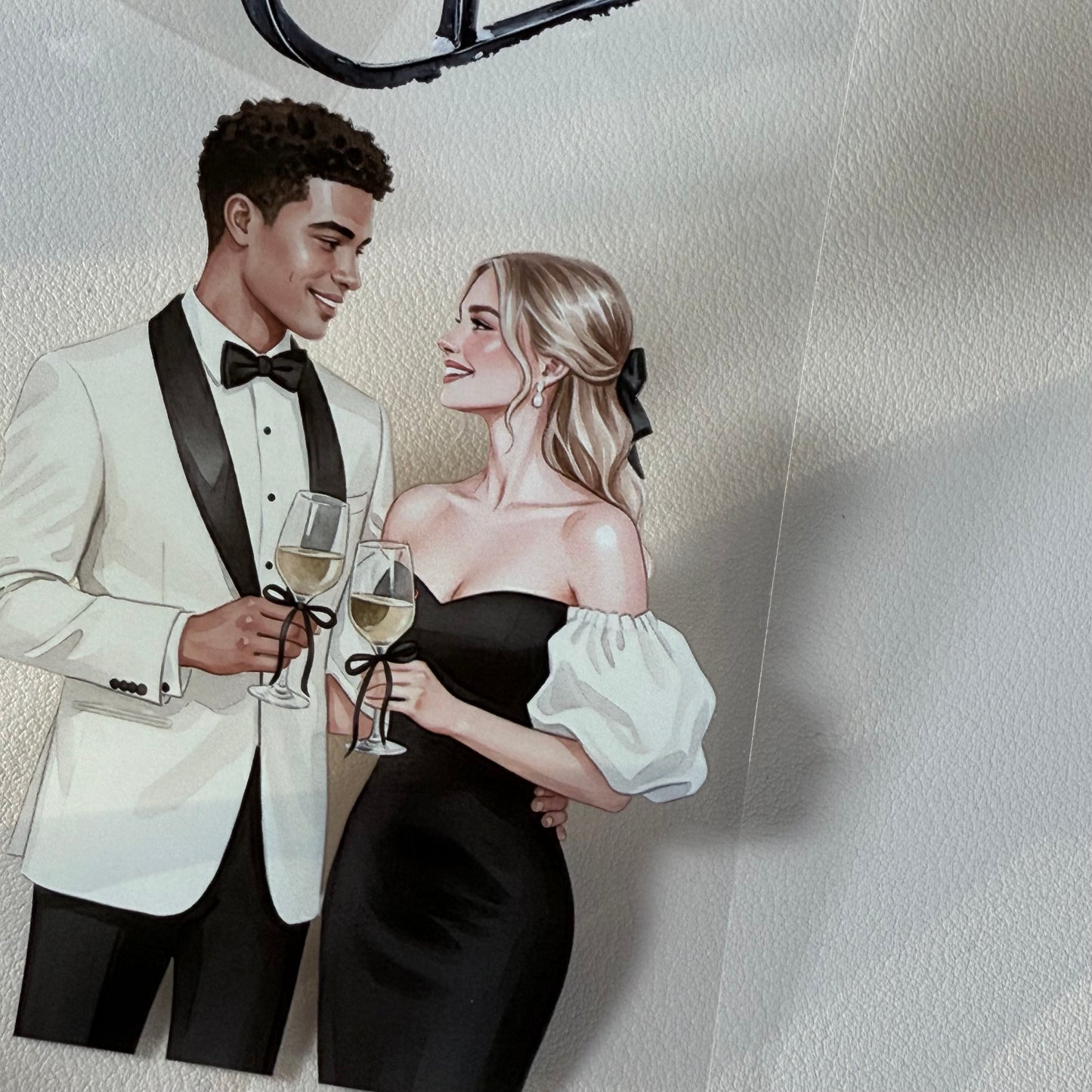 PET 3D raised Noir Noel Luxe and Pinkmas tape,one roll fashion, junk journal, scrapbooking,bullet journal, card making.