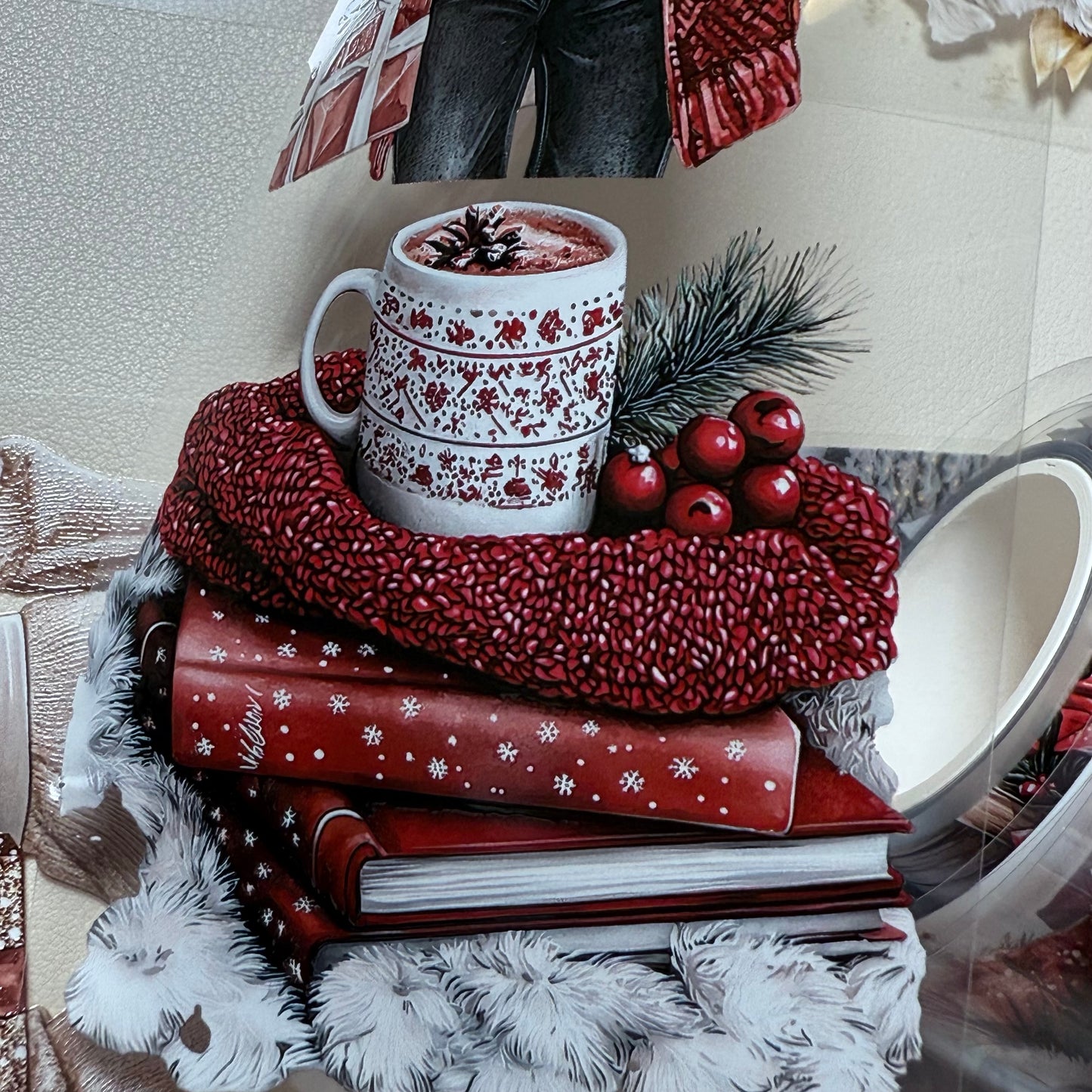 PET 3D raised Snowflake Wishes and Luxe White Christmas tape,one roll fashion, junk journal, scrapbooking,bullet journal, card making.