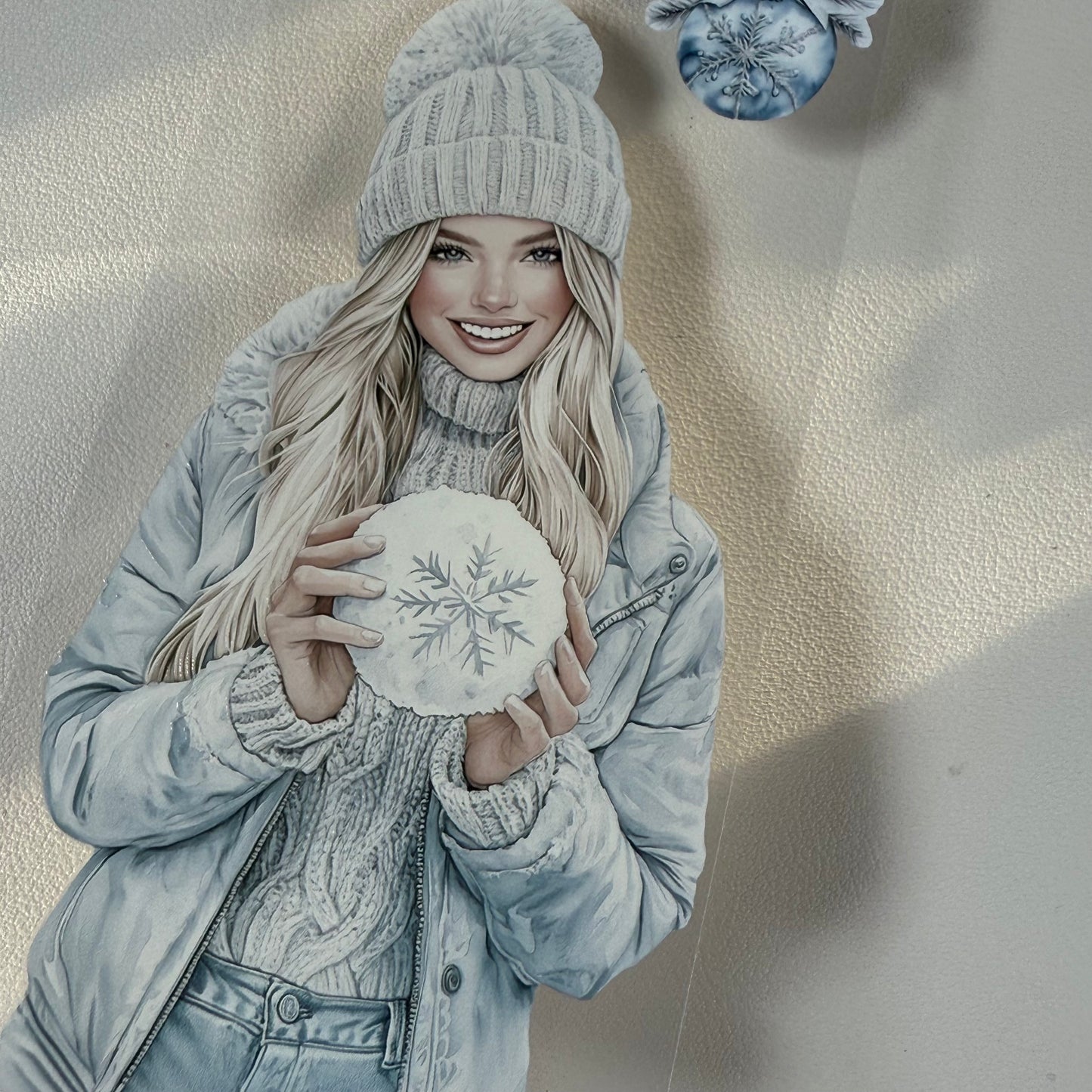 PET 3D raised Rustic Noel and Winter Wonderlandtape,one roll fashion, junk journal, scrapbooking,bullet journal, card making.