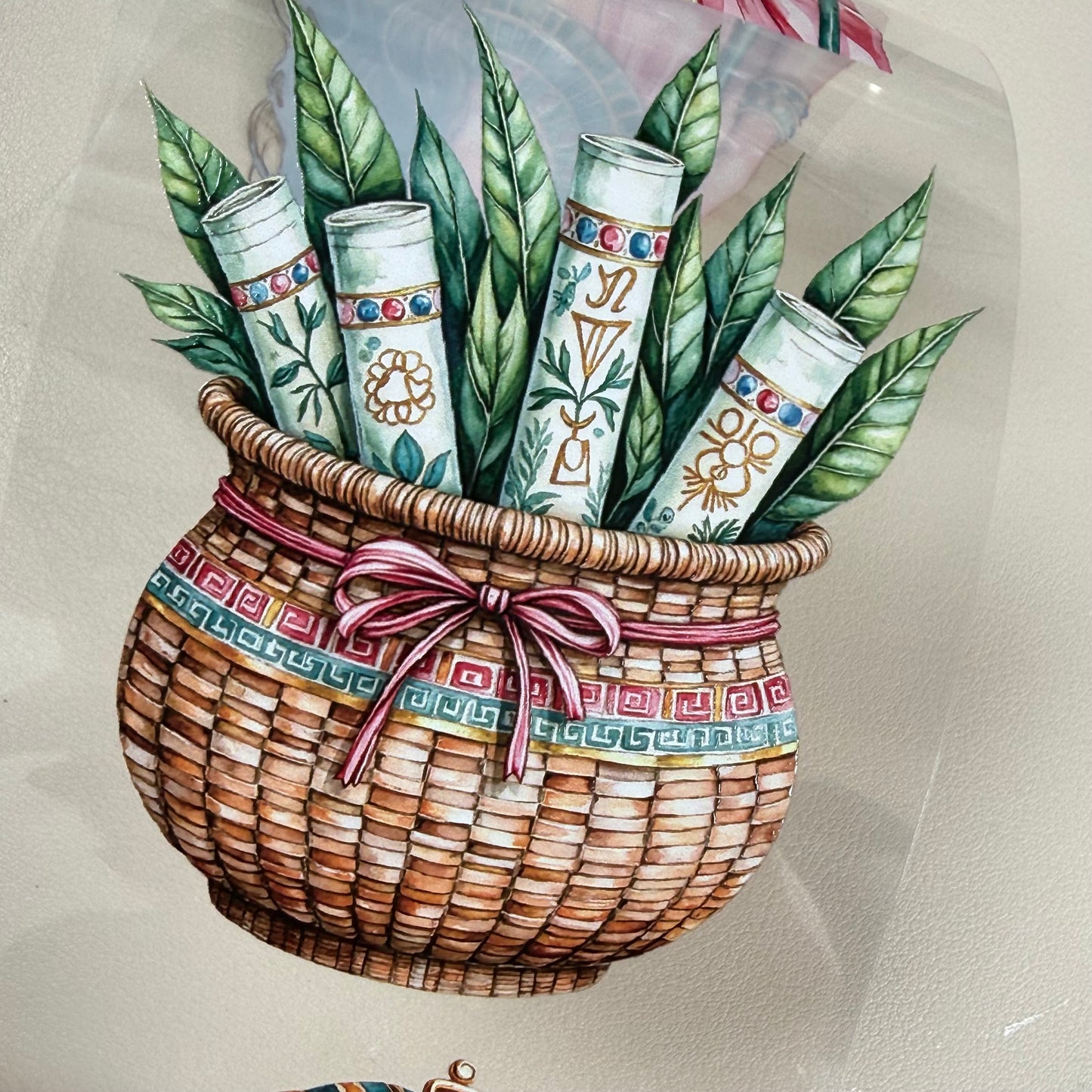 Pharaohs Garden and Bohemian Bird Muse PET 3D raised tape,one roll fashion, junk journal, scrapbooking,bullet journal, card making.