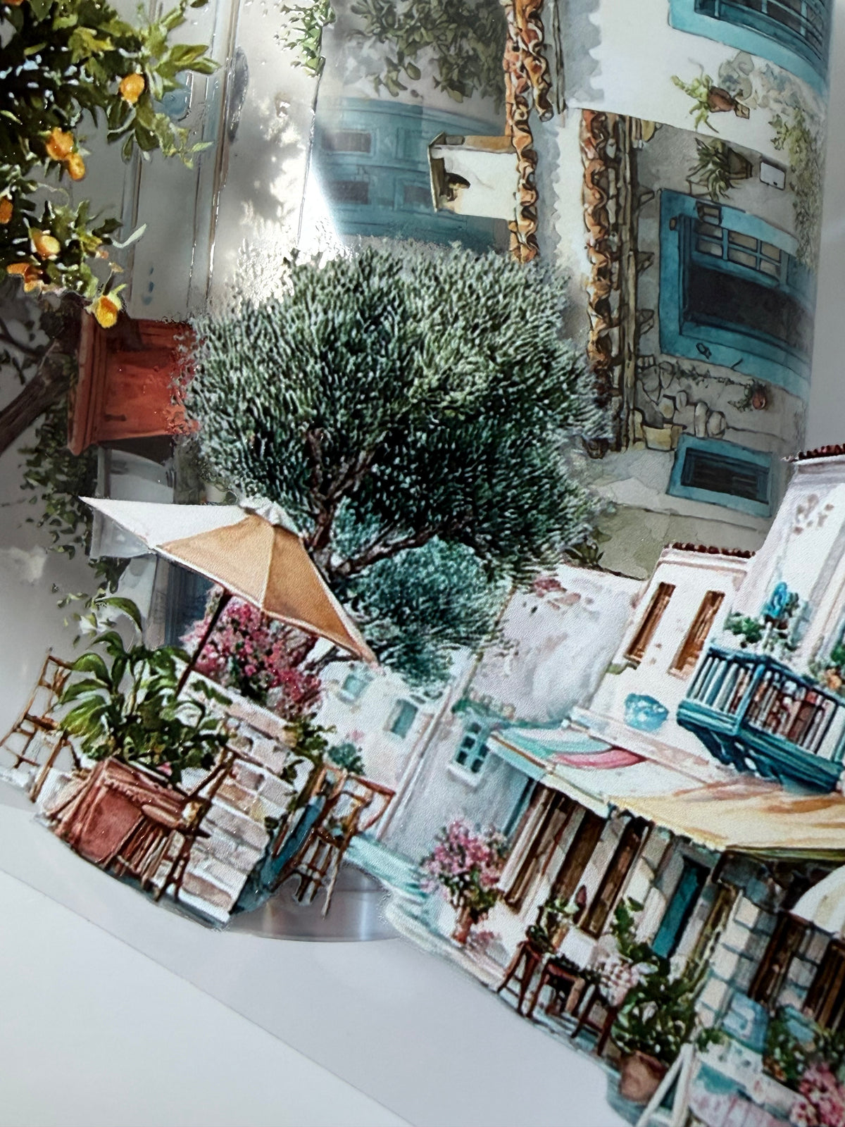 PET 3D raised Greece Landscape tape