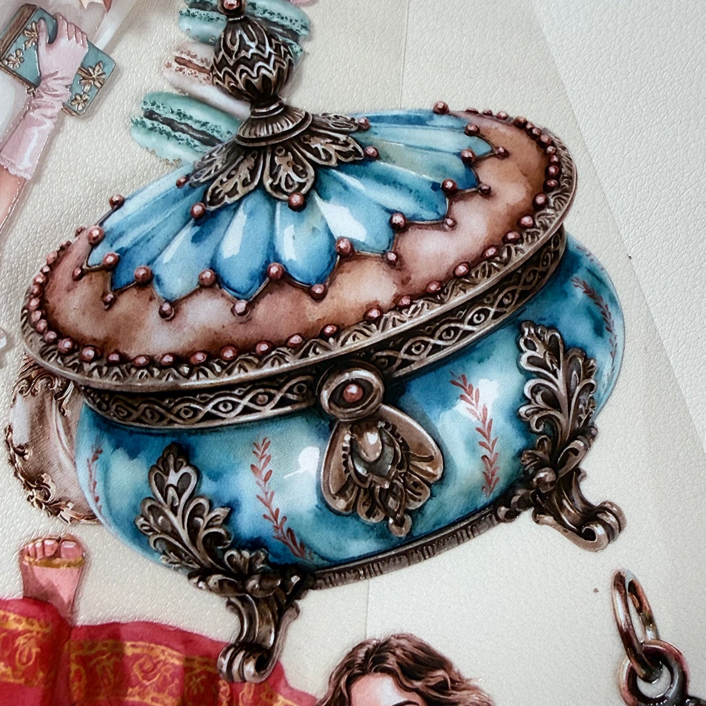 Istanbul Spring Bazaar and Gilded Ballroom Hearts PET 3D raised tape,one roll fashion, junk journal, scrapbooking,bullet journal, card making.