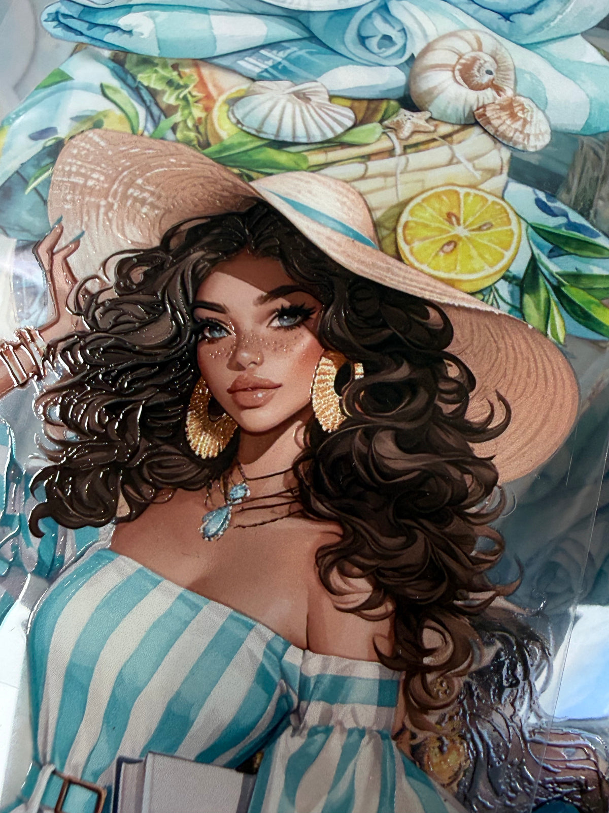 Miss Marine and Blue Amalfi Planner PET 3D raised tape