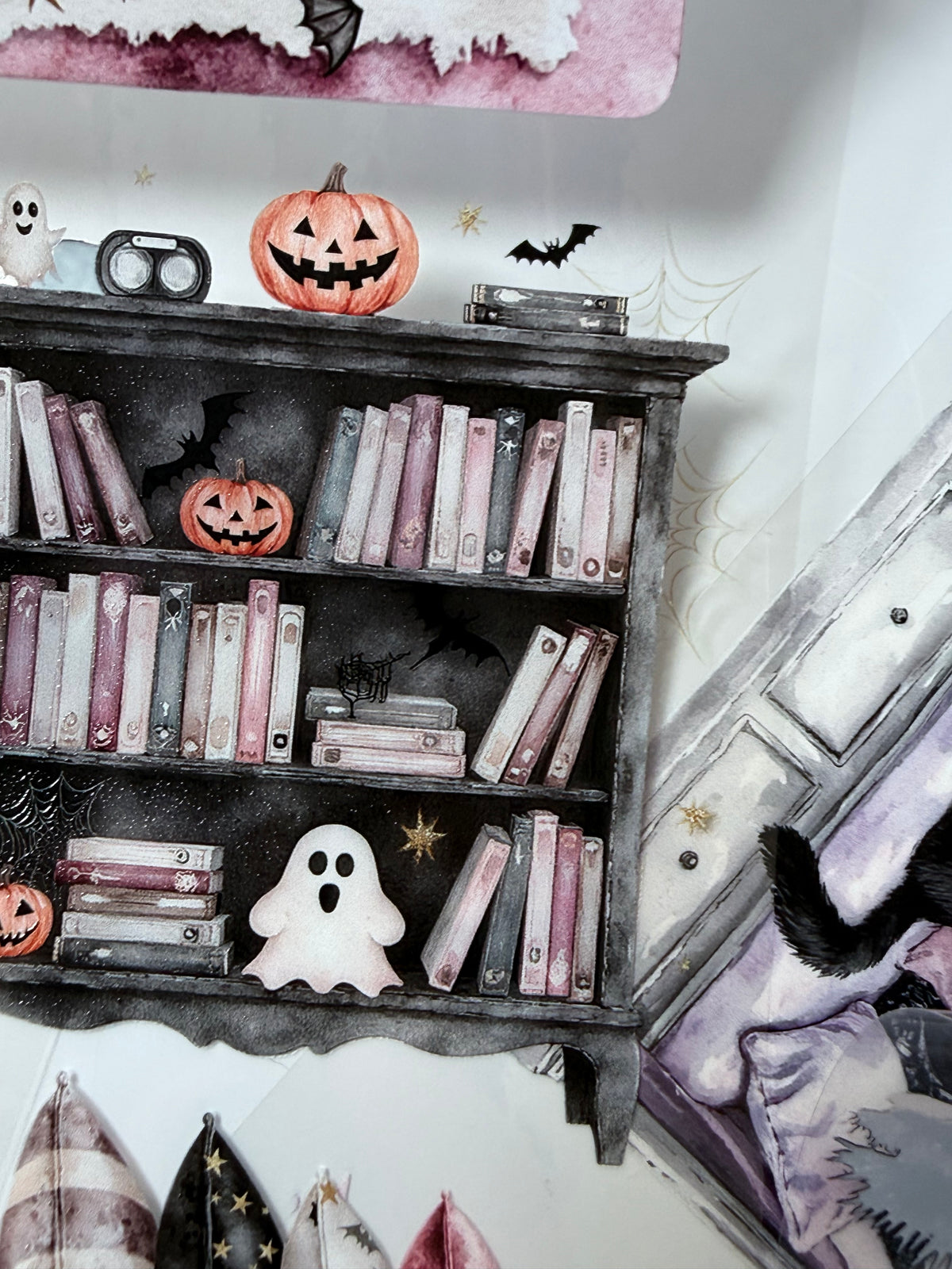 Halloween Landscape PET 3D raised tape.