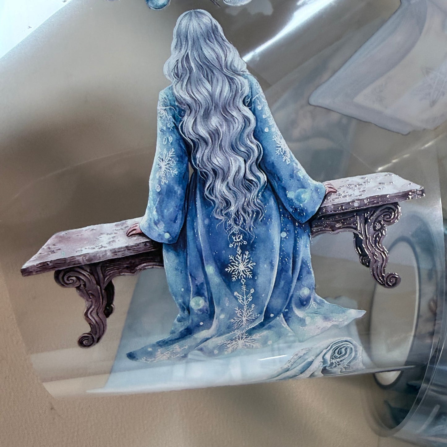 Azure Witch and Whispers of the Starfall PET 3D raised tape,one roll fashion, junk journal, scrapbooking,bullet journal, card making.